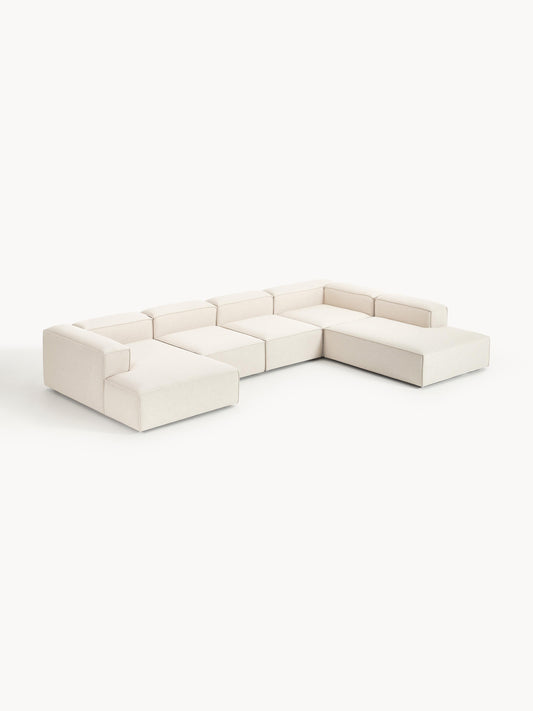Galeriebild 1 - Modulares XL Sofa Lennon aus Leinen-Mix