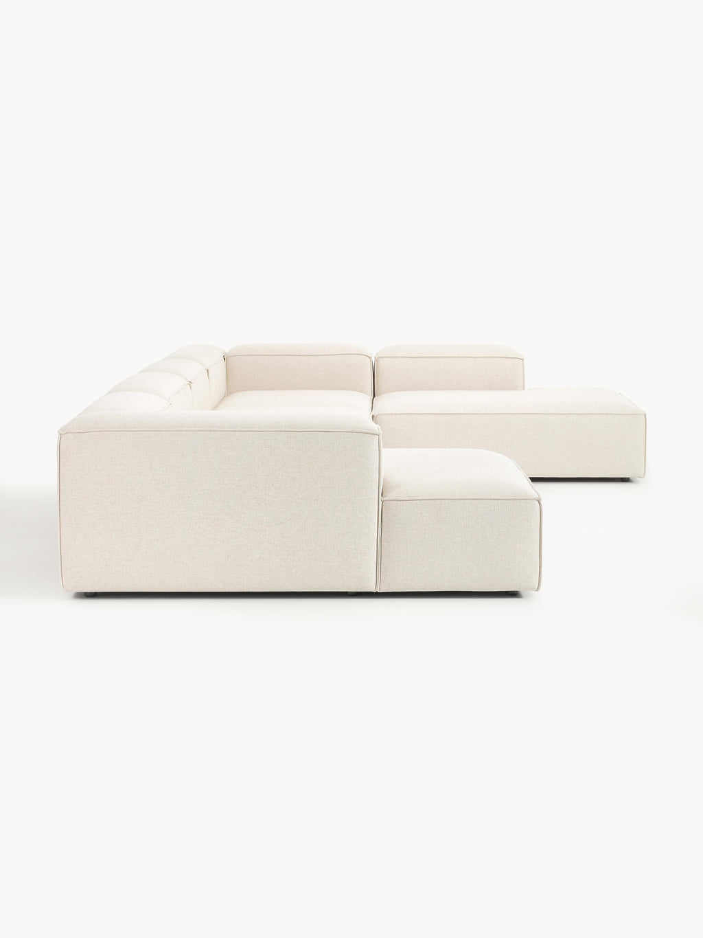 Modulares XL Sofa Lennon aus Leinen-Mix