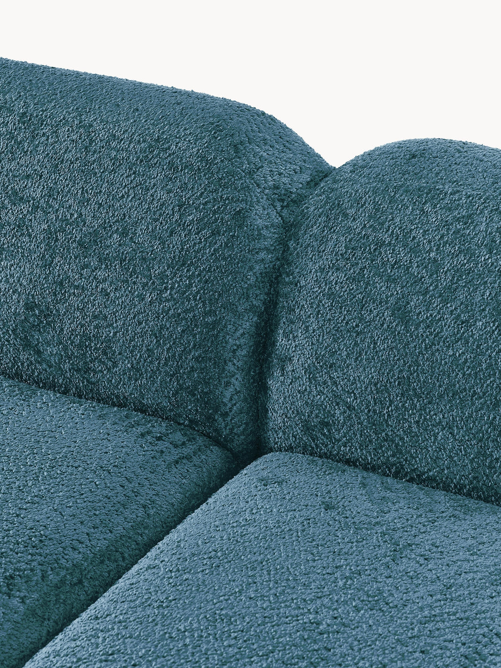 Modulares Teddy-Bouclé-Sofa Wolke (4-Sitzer)