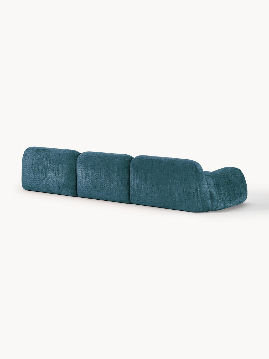 Modulares Teddy-Bouclé-Sofa Wolke (4-Sitzer)