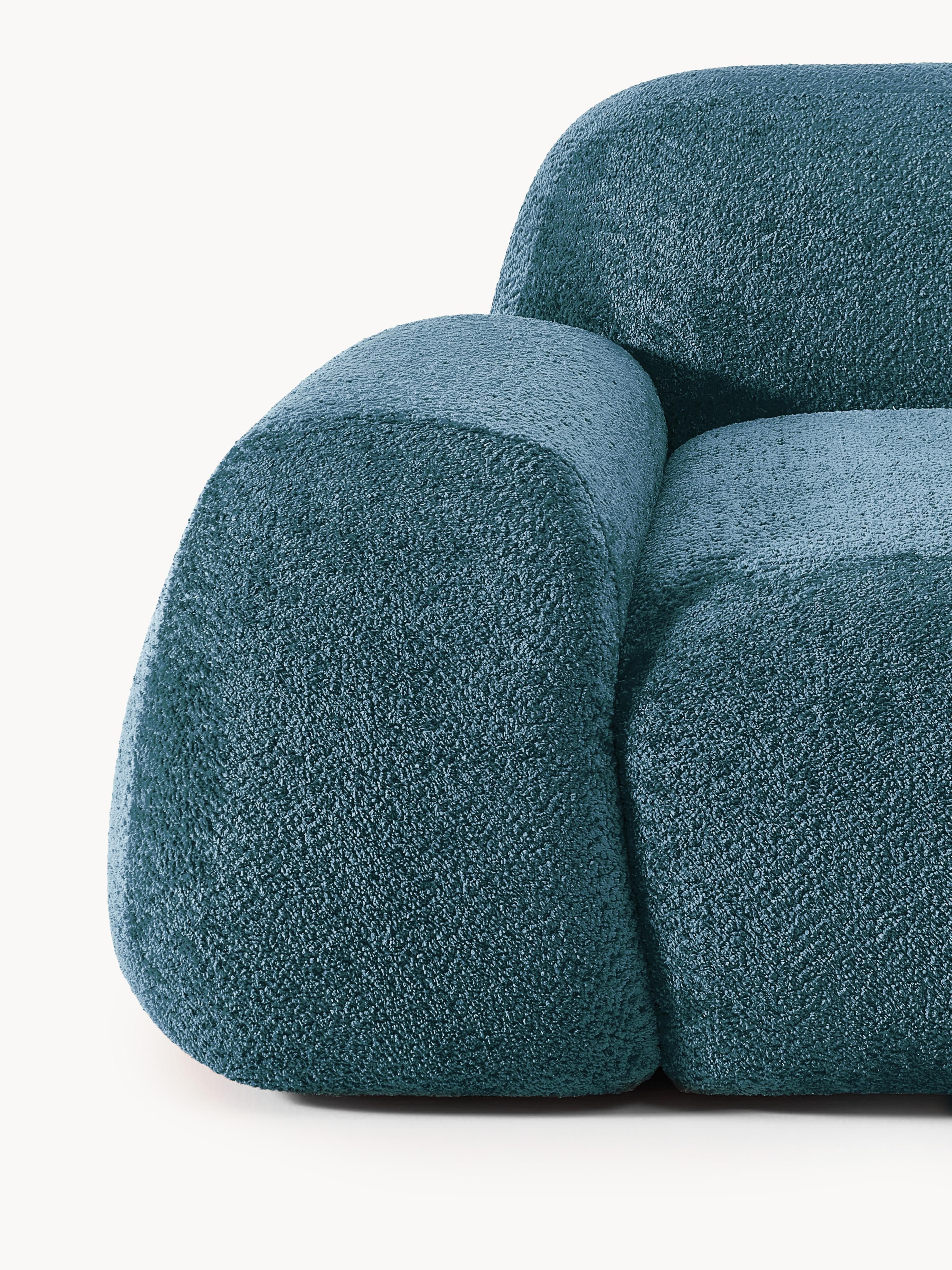 Modulares Teddy-Bouclé-Sofa Wolke (4-Sitzer)