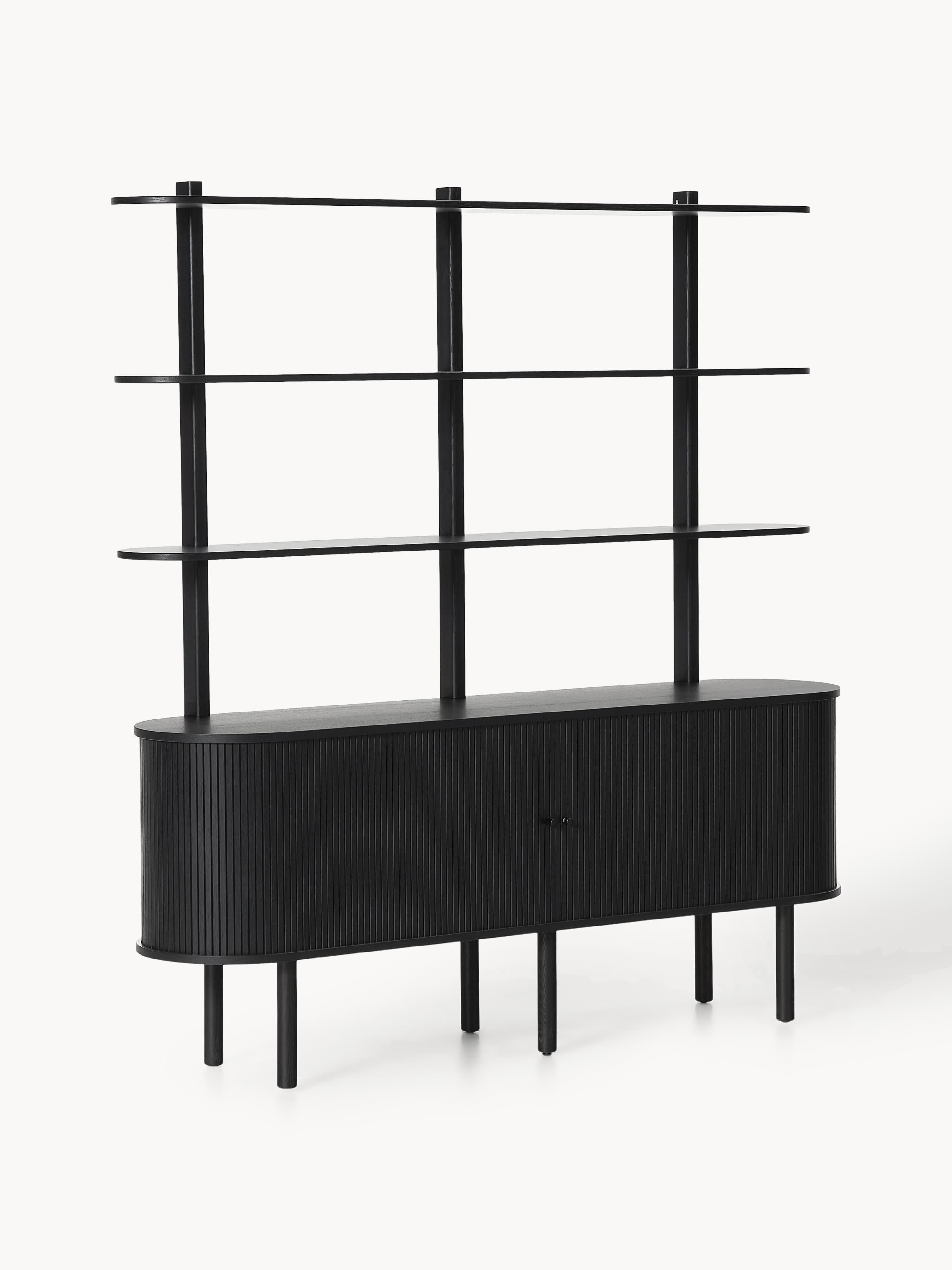 Galeriebild 1 - Großes Regal Calary mit geriffelter Front