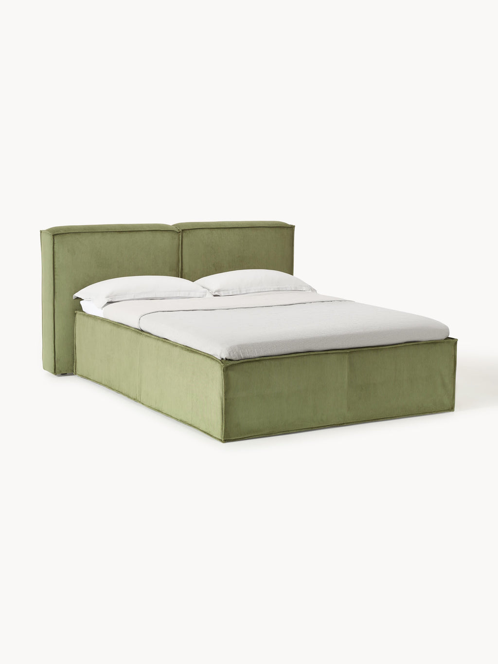 Galeriebild 1 - Cord-Boxspringbett Lennon