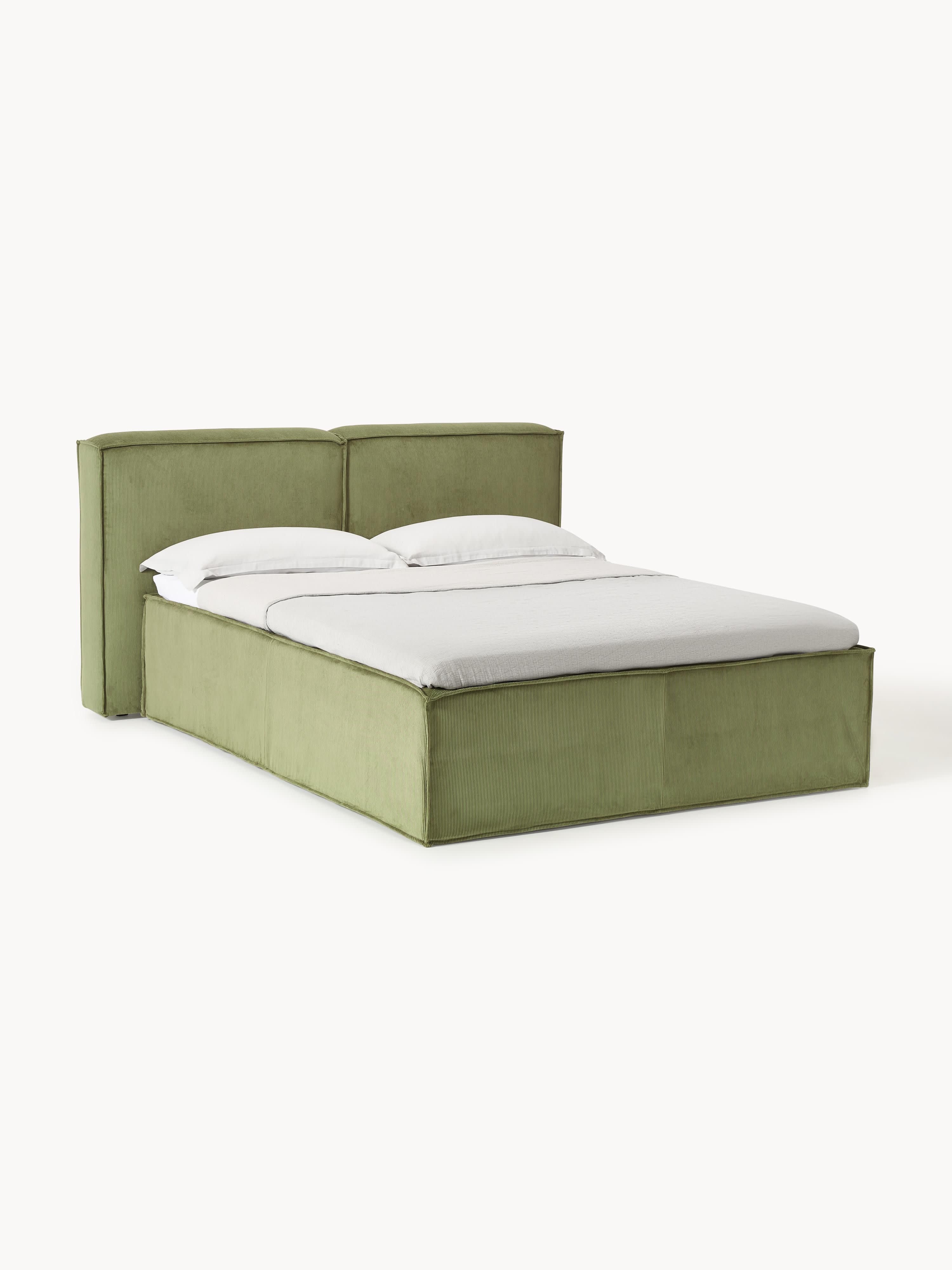 Galeriebild 1 - Cord-Boxspringbett Lennon