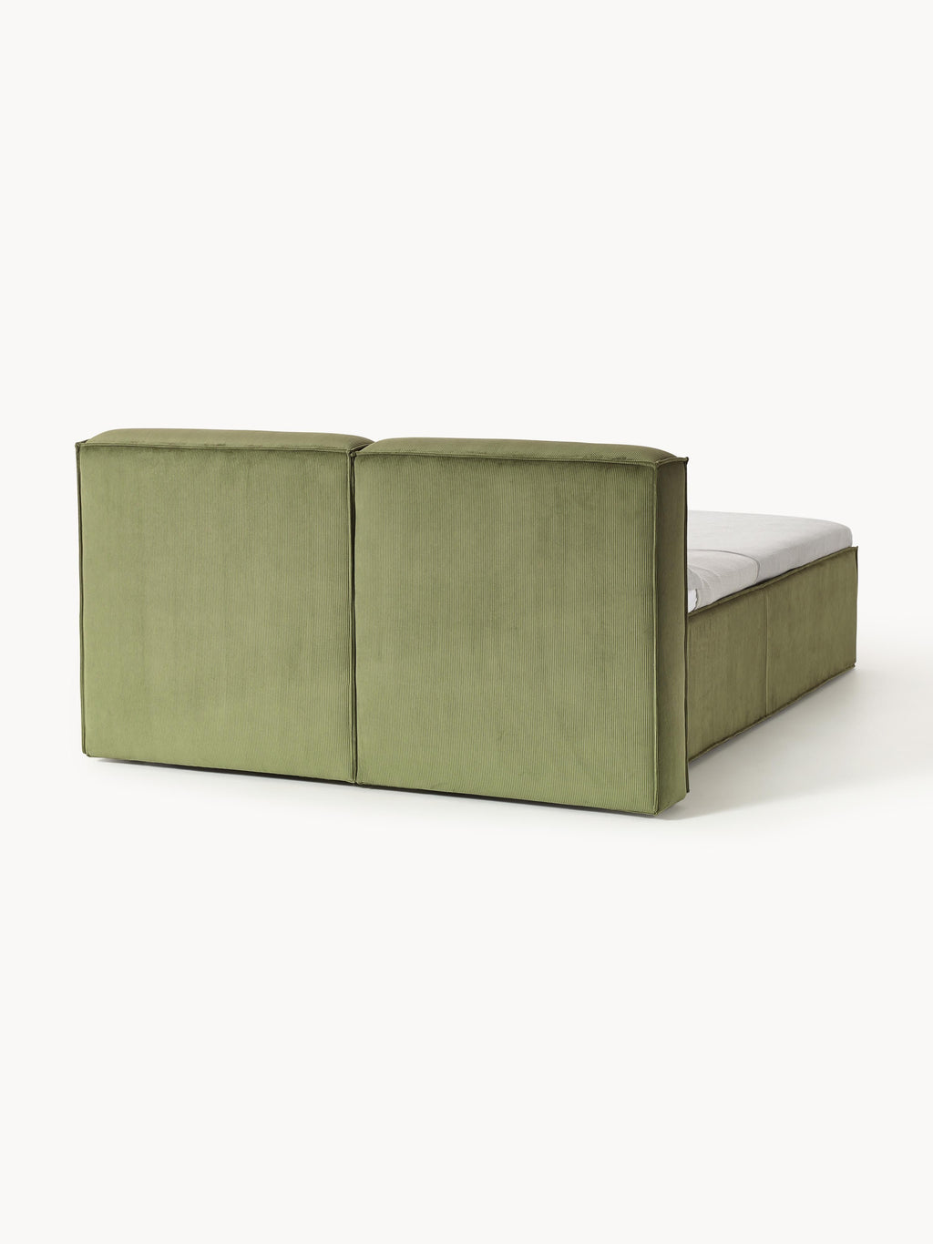 Cord-Boxspringbett Lennon