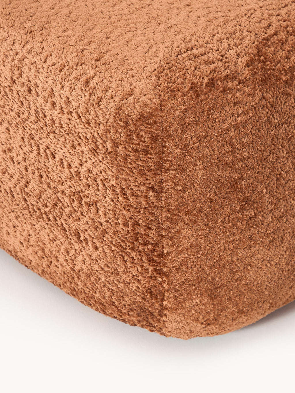 Sofa-Hocker Wolke aus Teddy-Bouclé