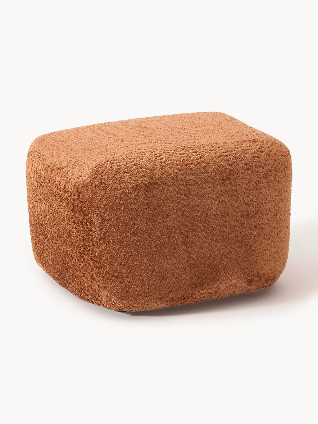 Sofa-Hocker Wolke aus Teddy-Bouclé