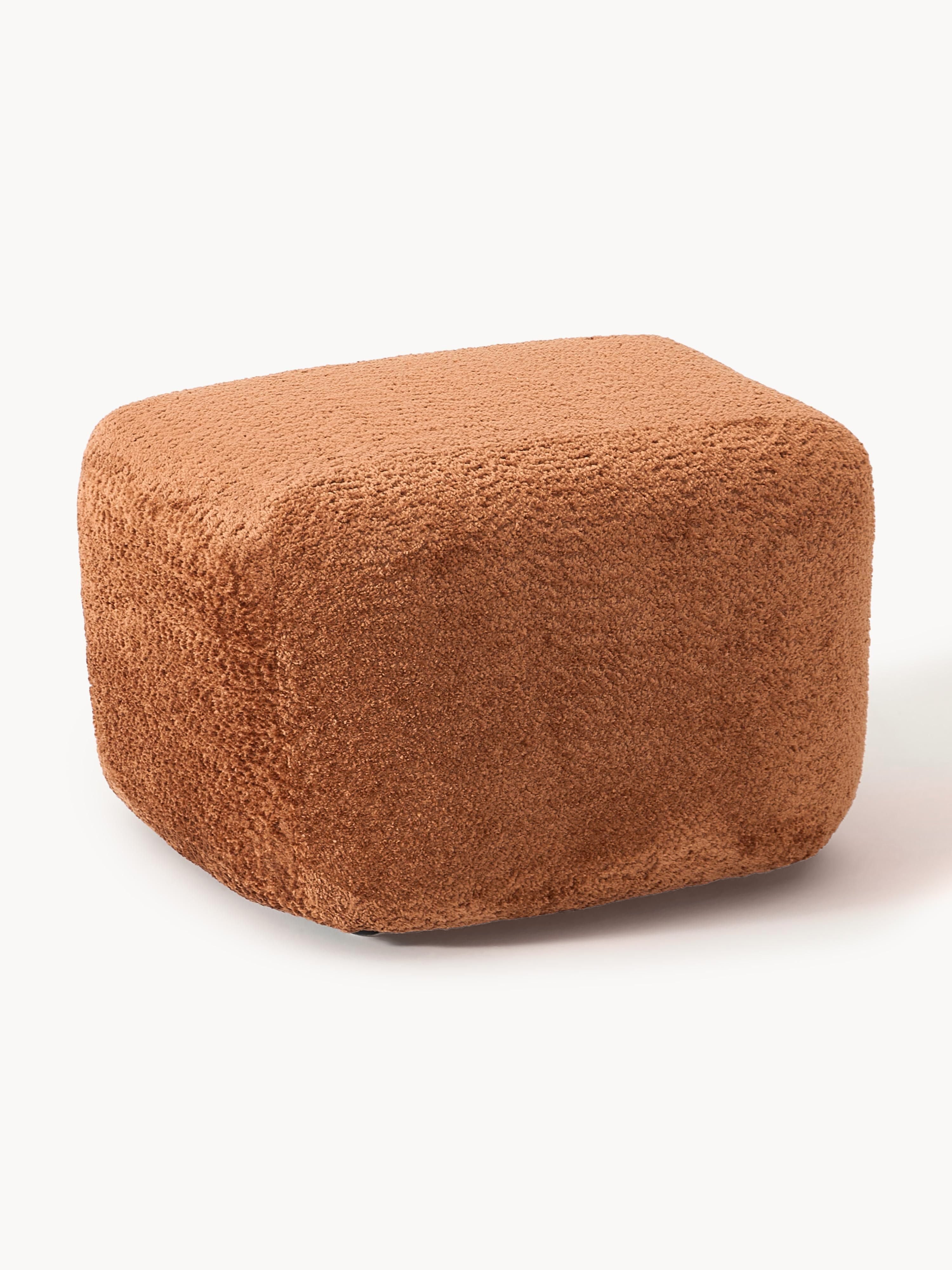Sofa-Hocker Wolke aus Teddy-Bouclé