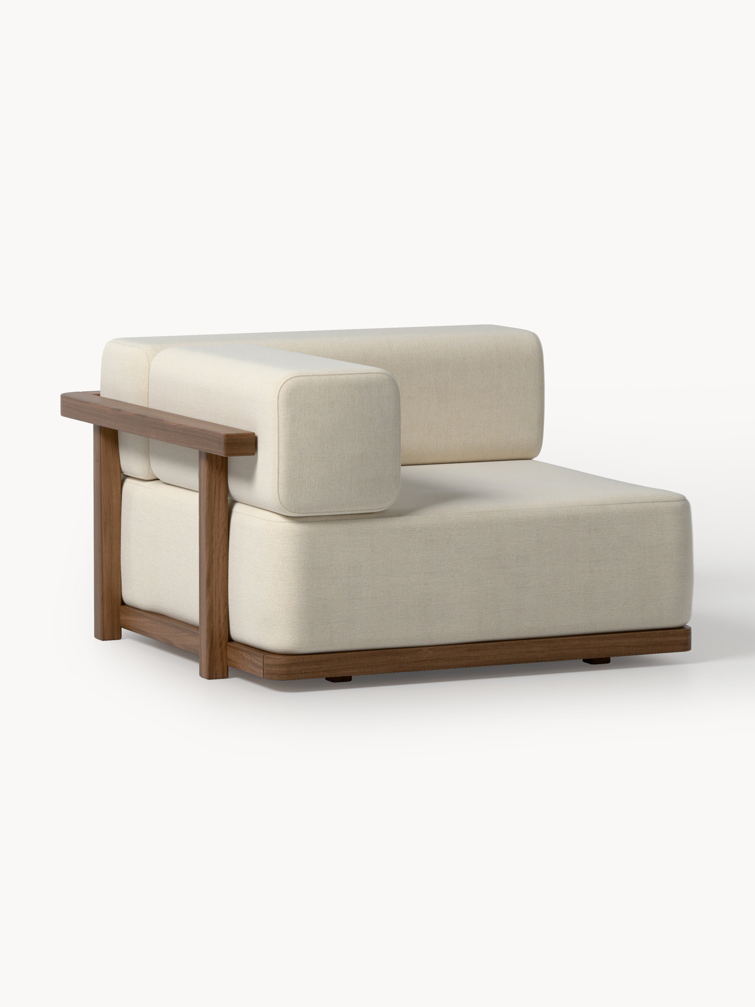 Garten-Lounge-Set Matheus aus Akazienholz, 3er-Set