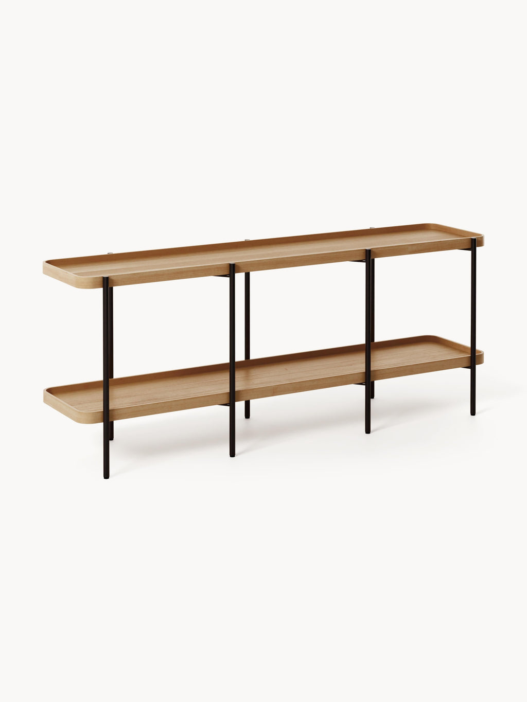 Niedriges Holz-Regal Renee