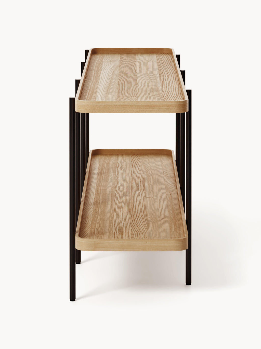 Niedriges Holz-Regal Renee