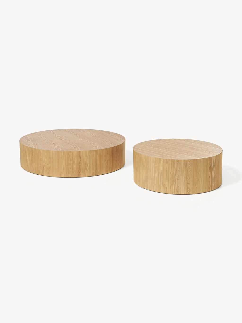 Runder XL Holz-Couchtisch Dan