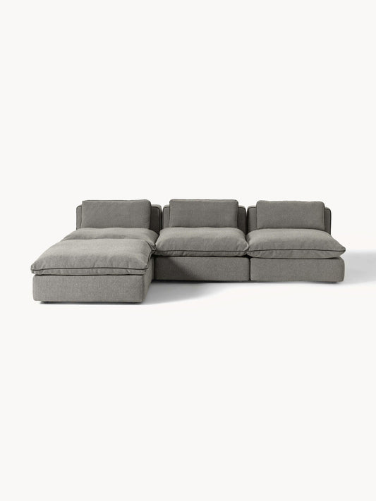 Galeriebild 1 - Modulares XL-Sofa Felix mit Hocker (links/rechts)