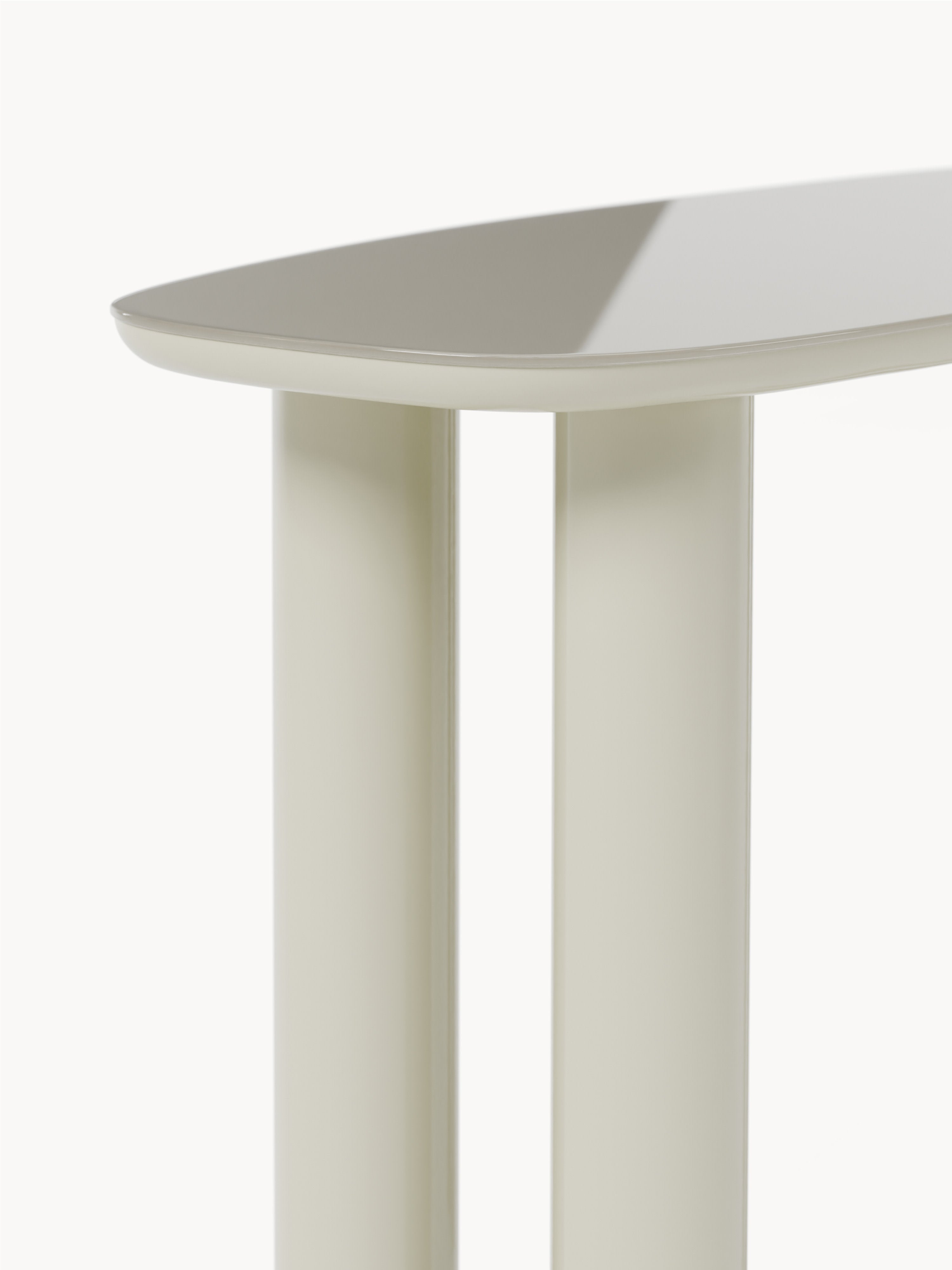 Konsole Beni mit Glasplatte