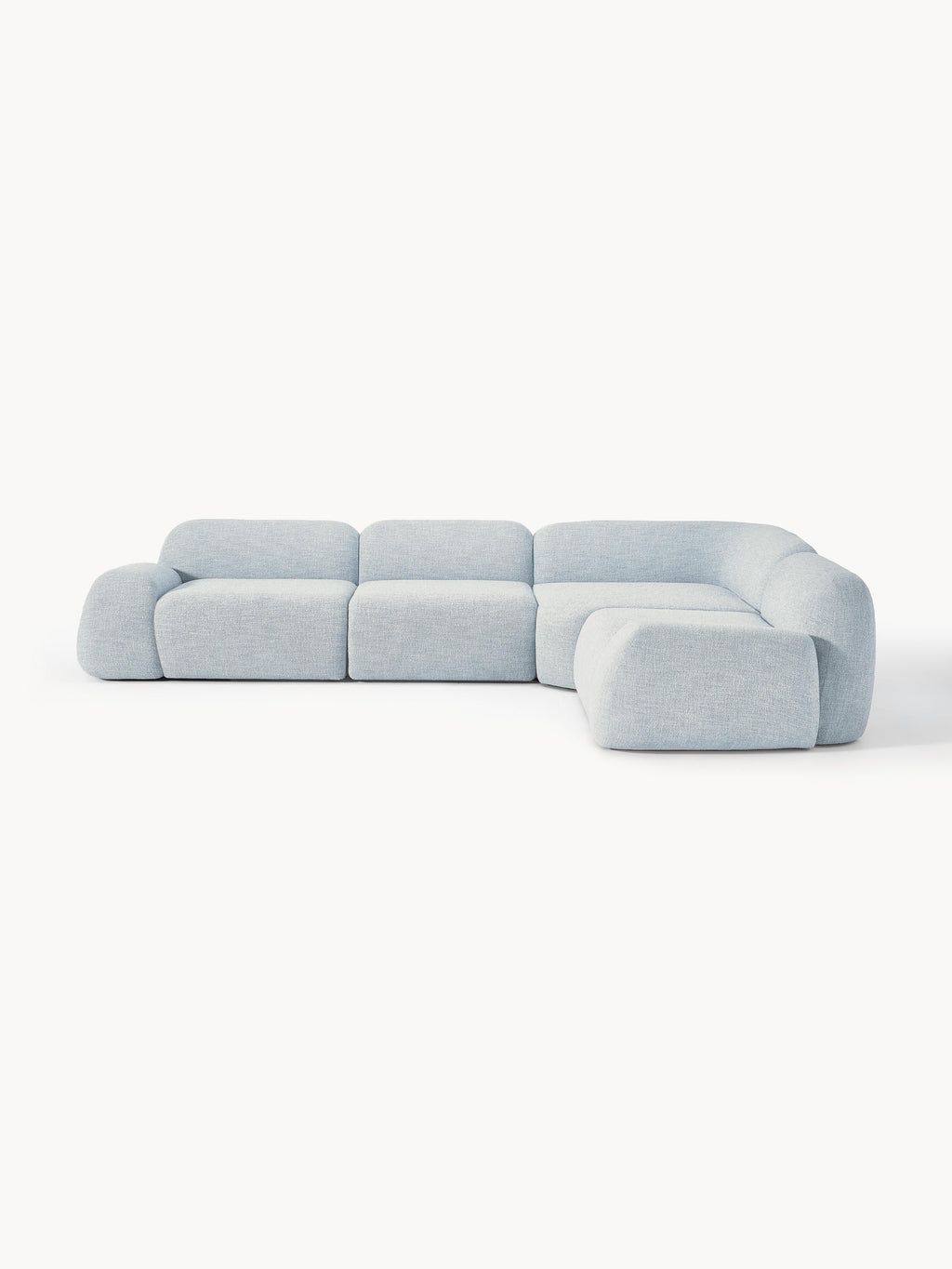 Galeriebild 1 - Modulares Bouclé-Ecksofa Wolke (4-Sitzer)
