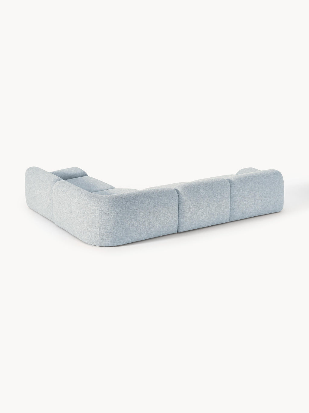 Modulares Bouclé-Ecksofa Wolke (4-Sitzer)