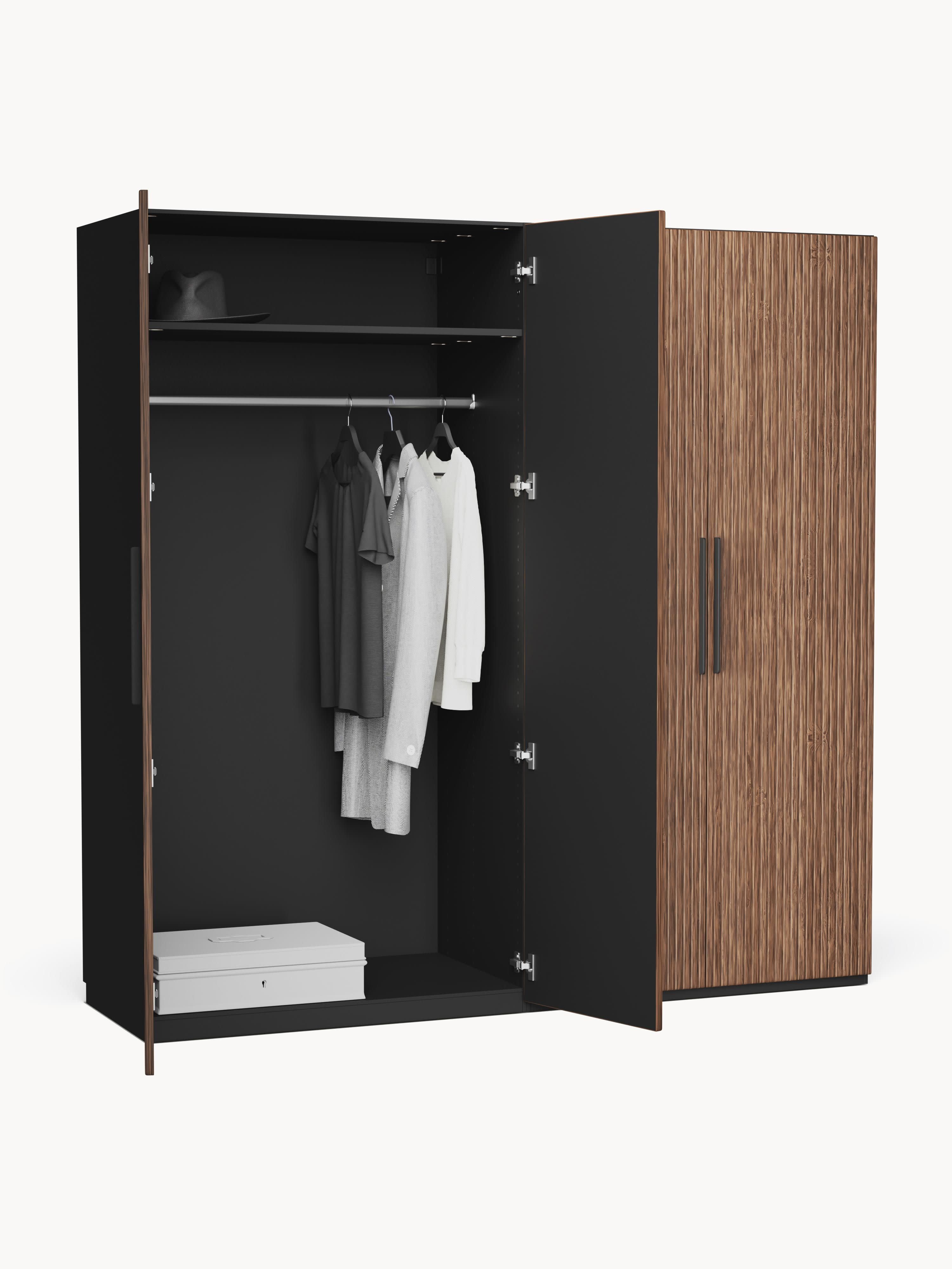 Modularer Drehtürenschrank Simone, 200 cm Breite, in verschiedenen Größen