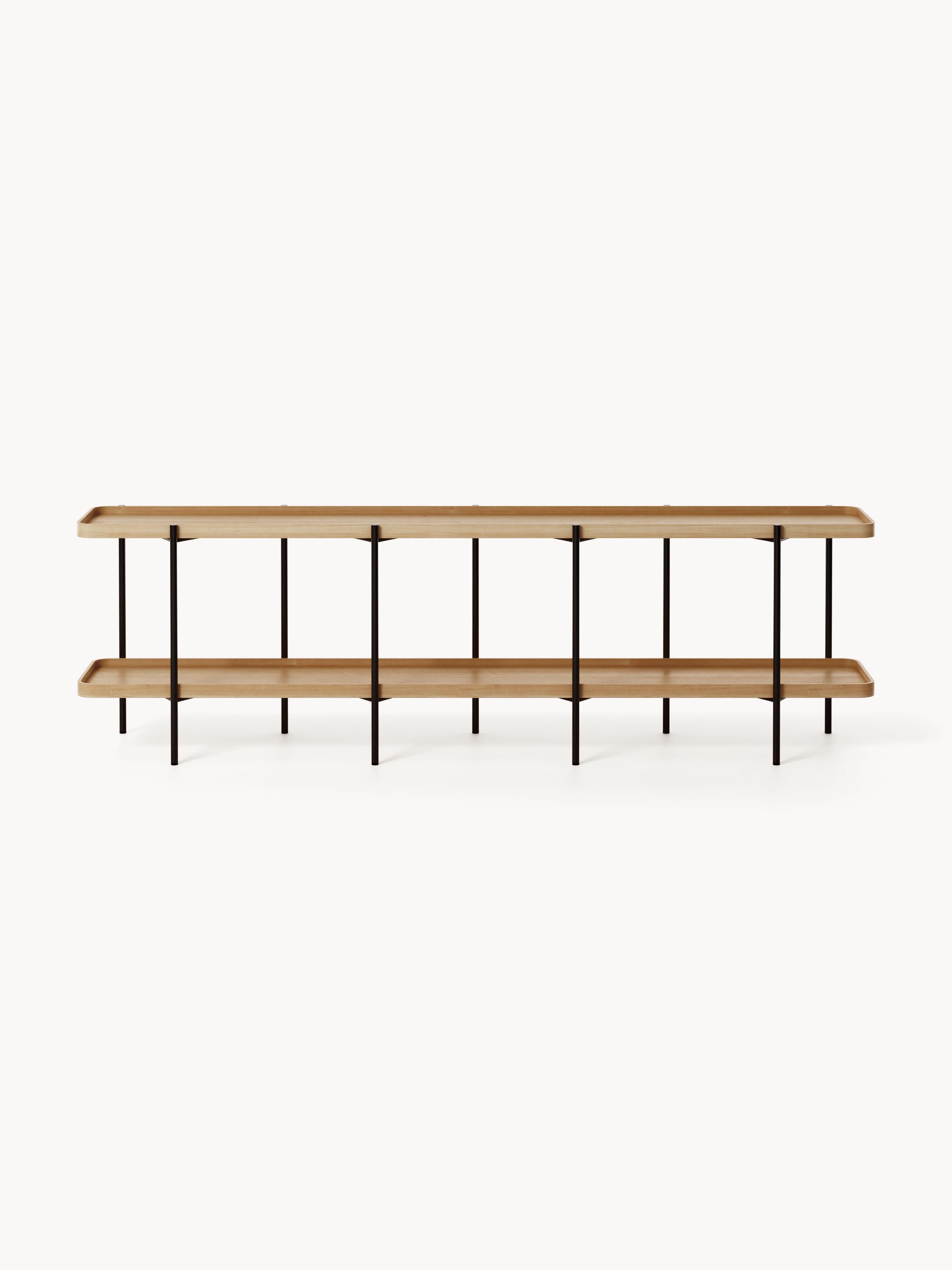 Niedriges Holz-Regal Renee