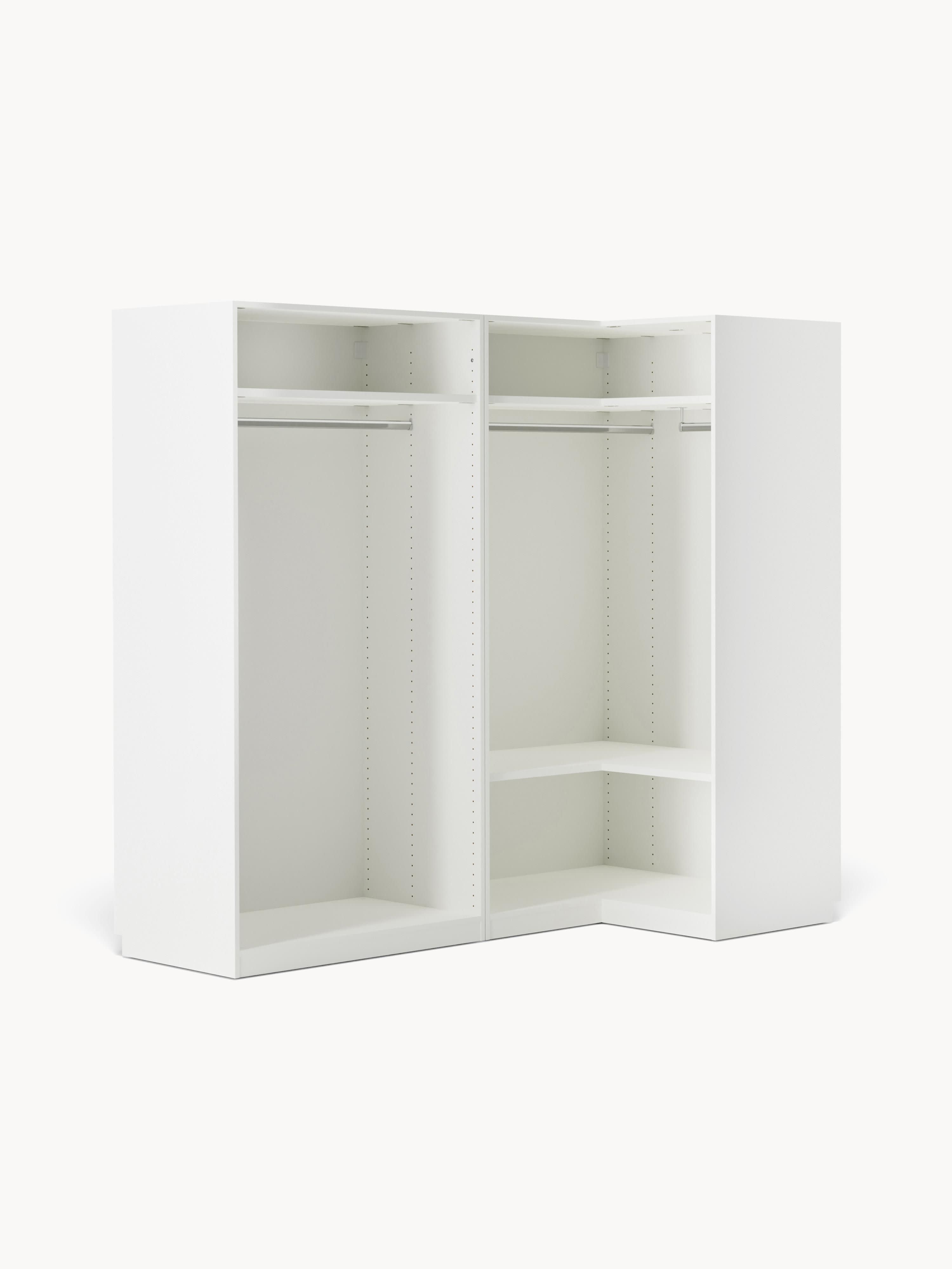 Modularer Eck-Kleiderschrank Charlotte, 215 cm Breite, in verschiedenen Größen