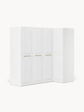 Galeriebild 1 - Modularer Eck-Kleiderschrank Charlotte