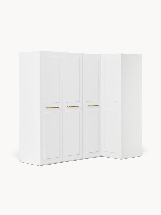 Galeriebild 1 - Modularer Eck-Kleiderschrank Charlotte
