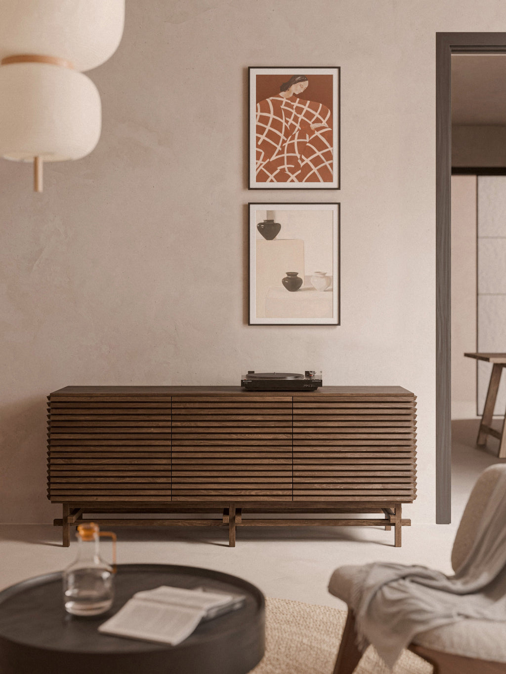 Sideboard Pierce aus Eichenholz
