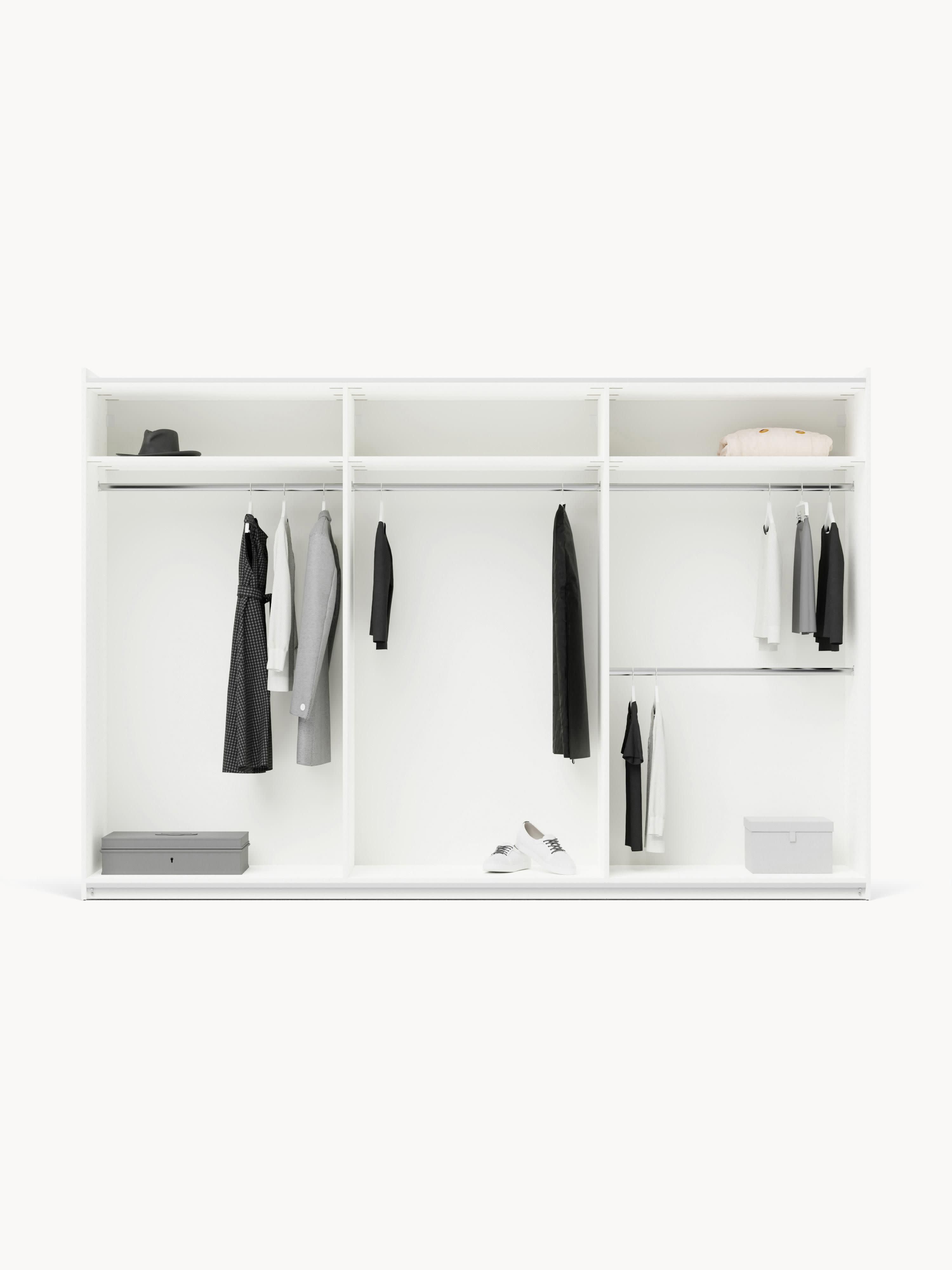 Modularer Schwebetürenschrank Simone, 300 cm Breite, in verschiedenen Größen