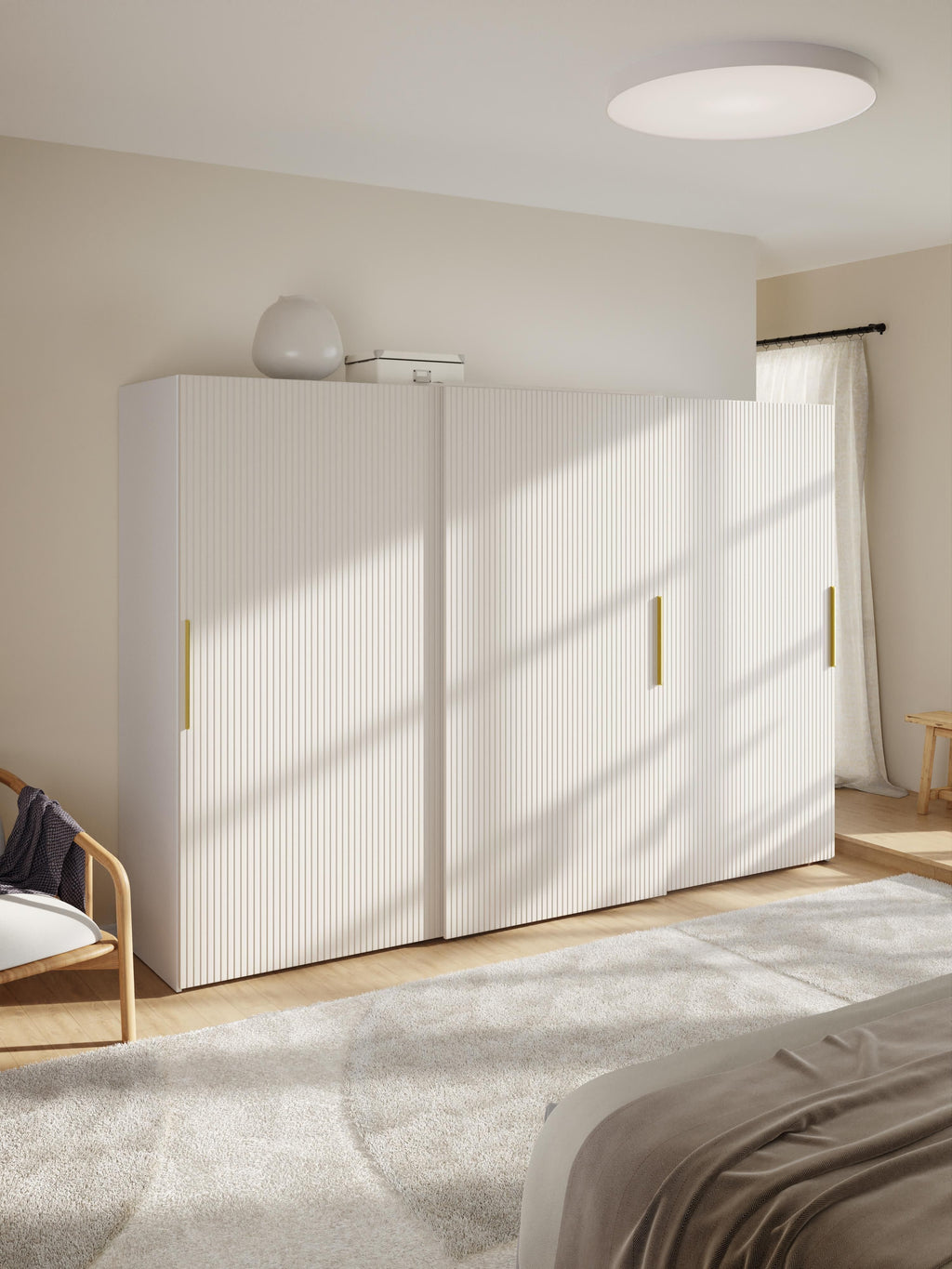 Modularer Schwebetürenschrank Simone, 300 cm Breite, in verschiedenen Größen