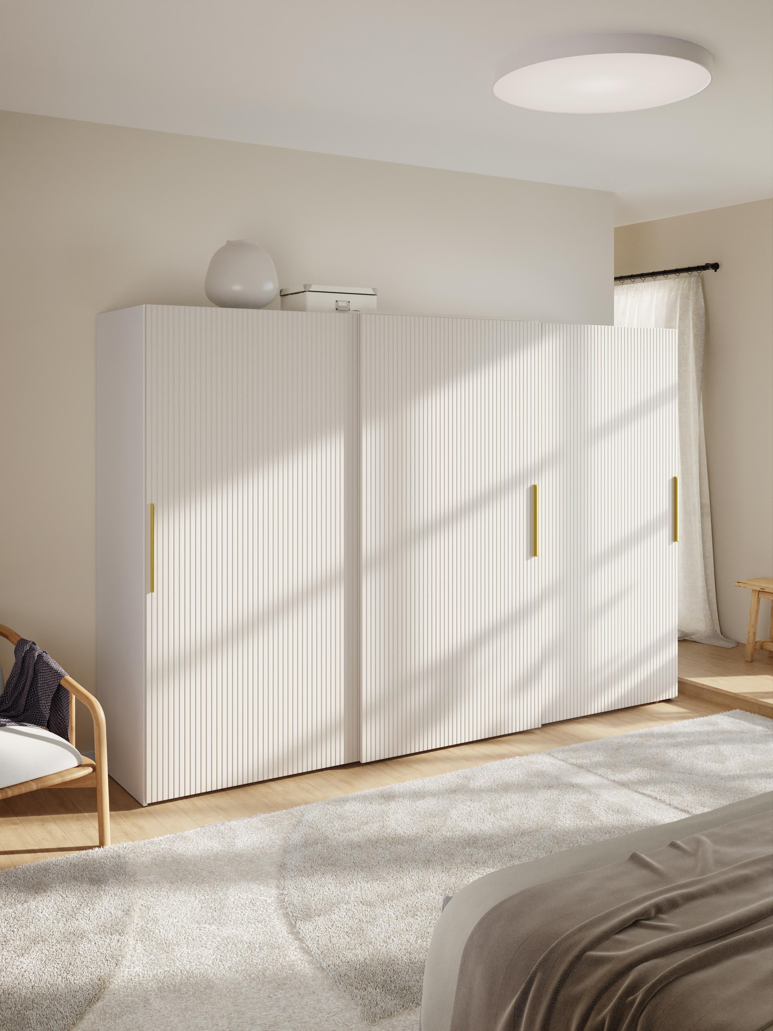 Modularer Schwebetürenschrank Simone, 300 cm Breite, in verschiedenen Größen