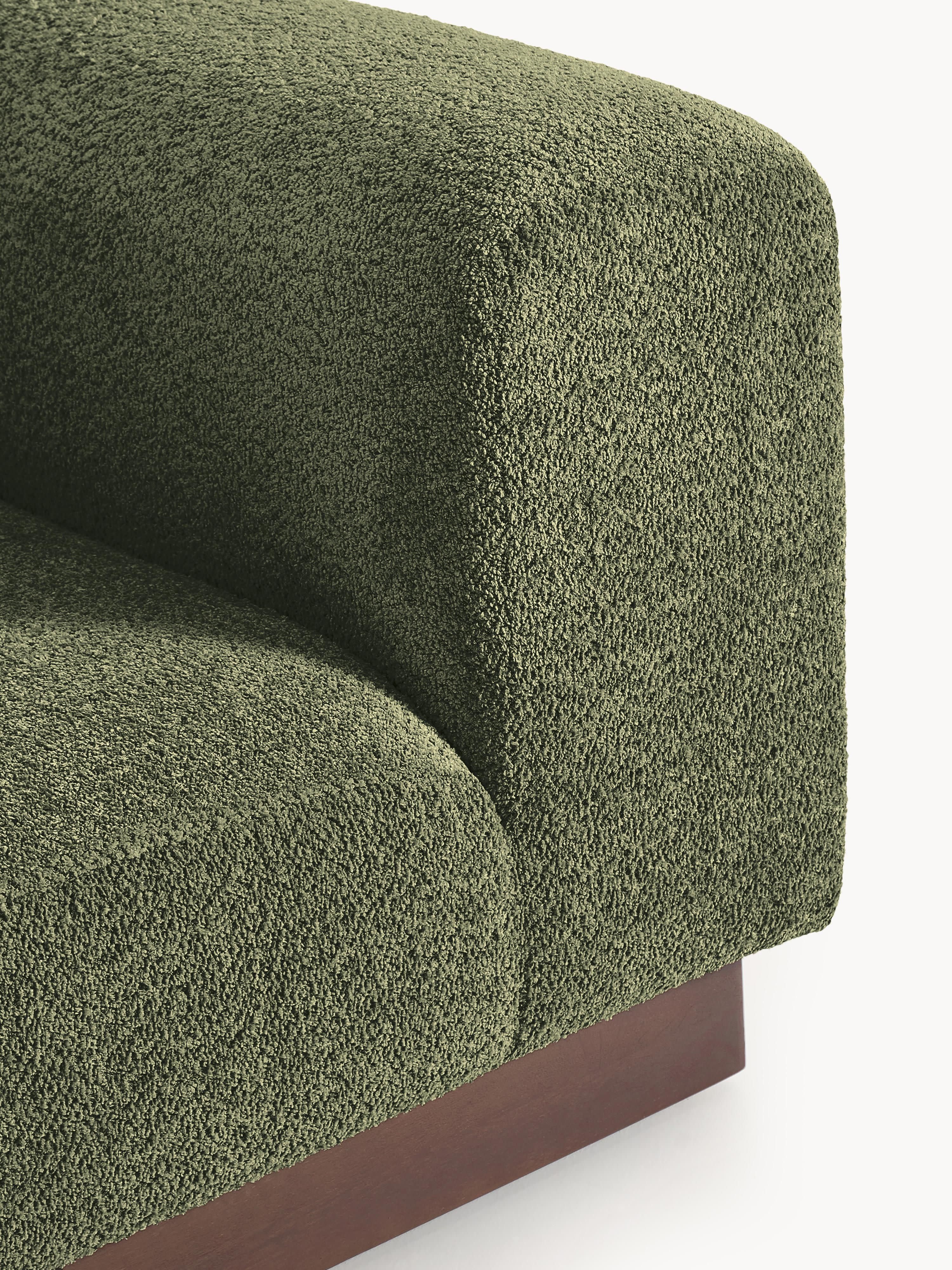 Eckmodul Natalie aus Teddy-Bouclé