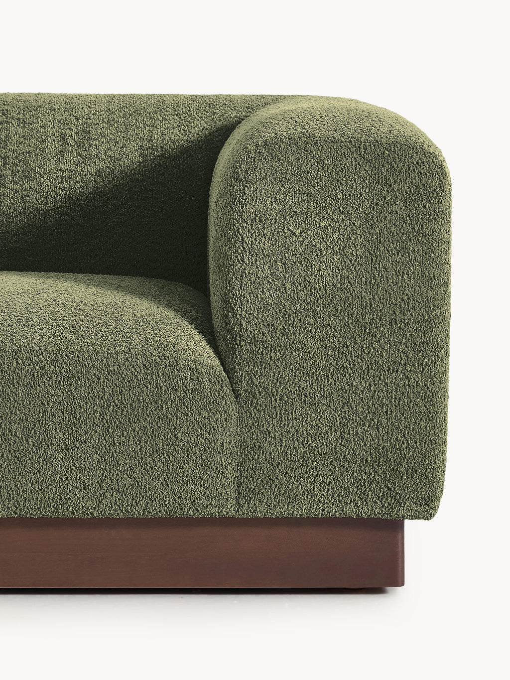 Eckmodul Natalie aus Teddy-Bouclé