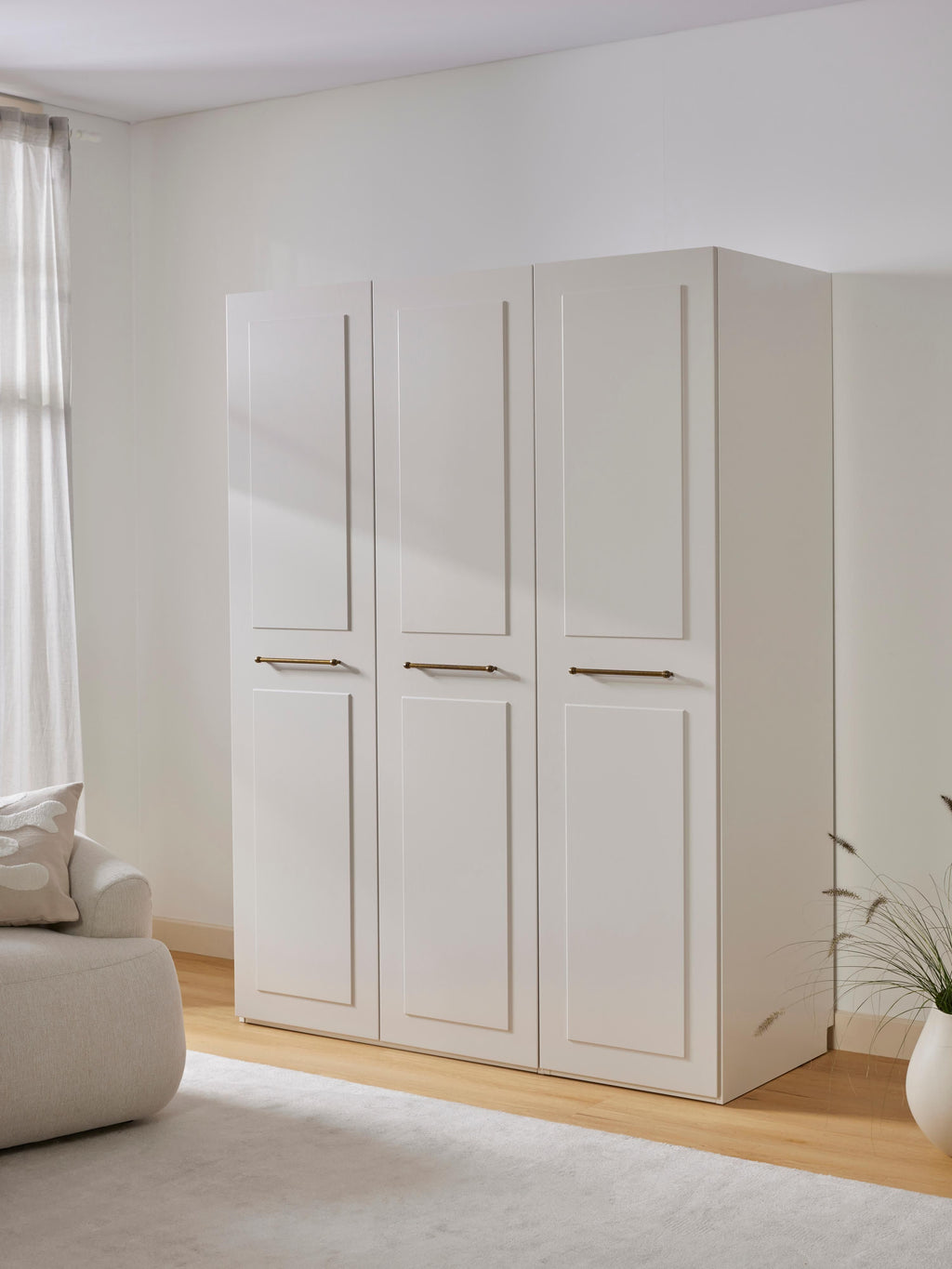 Modularer Drehtürenschrank Charlotte, 150 cm Breite, in verschiedenen Größen