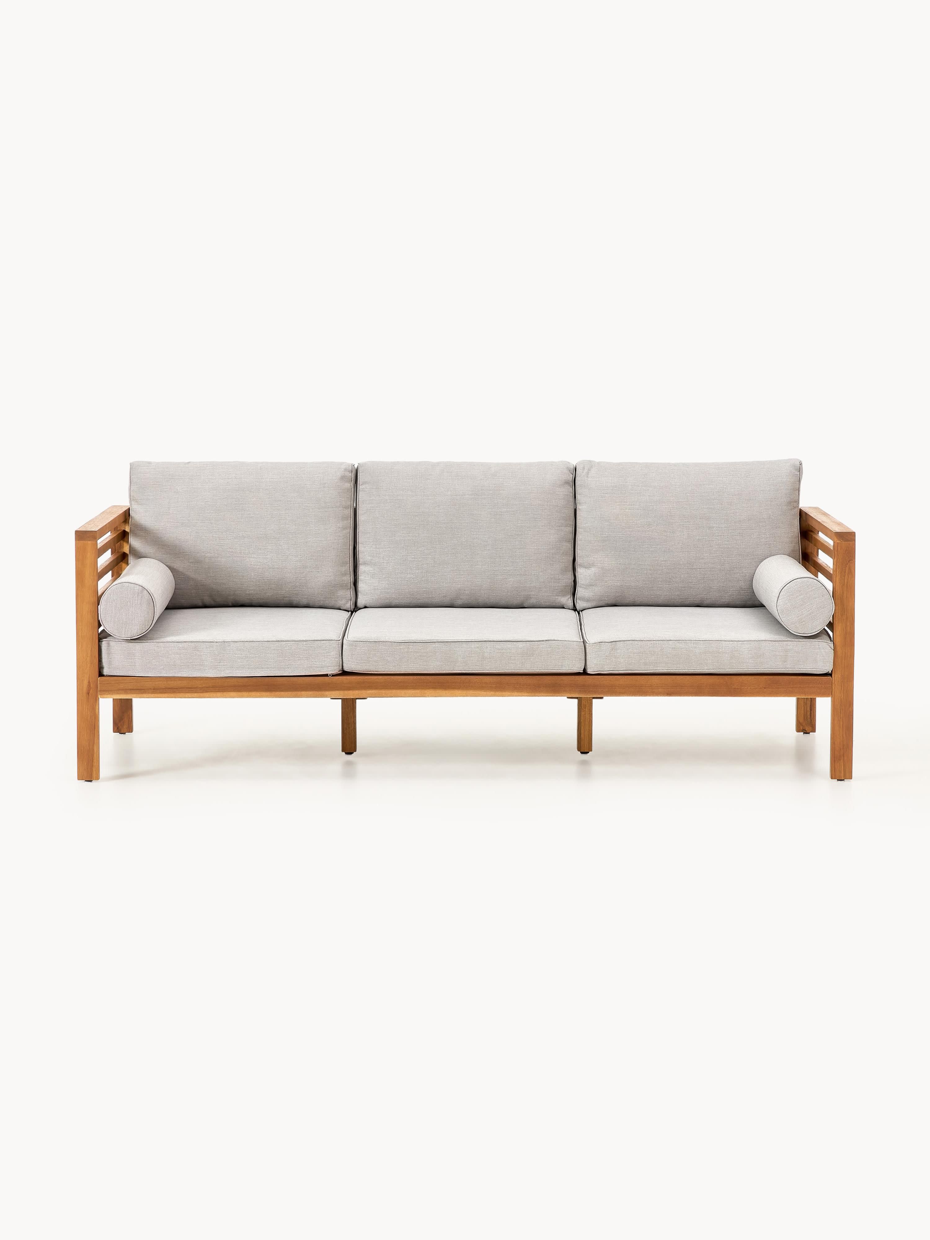 Galeriebild 1 - Garten-Loungesofa Bo (3-Sitzer) aus Akazienholz