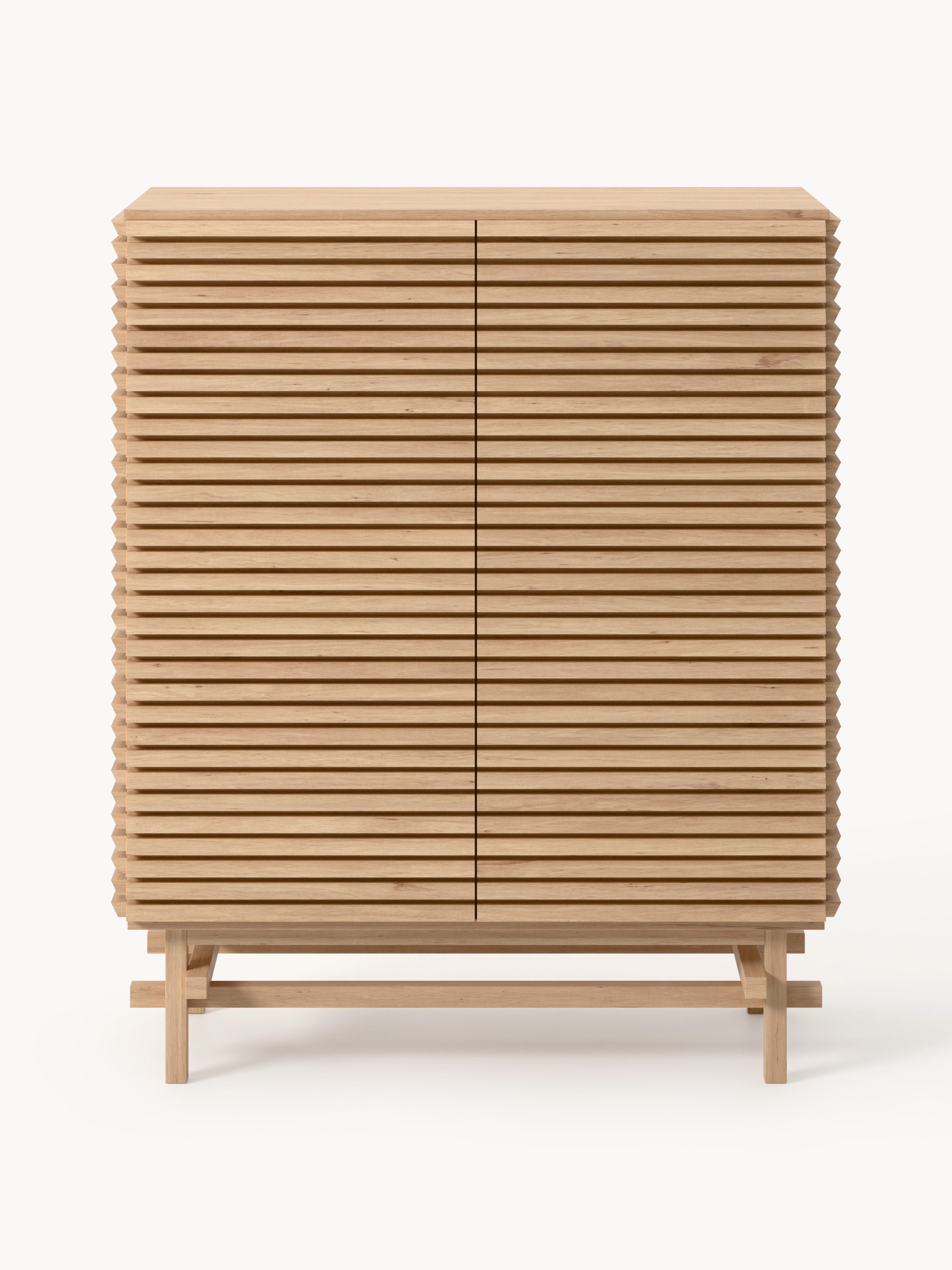 Highboard Pierce aus Eichenholz