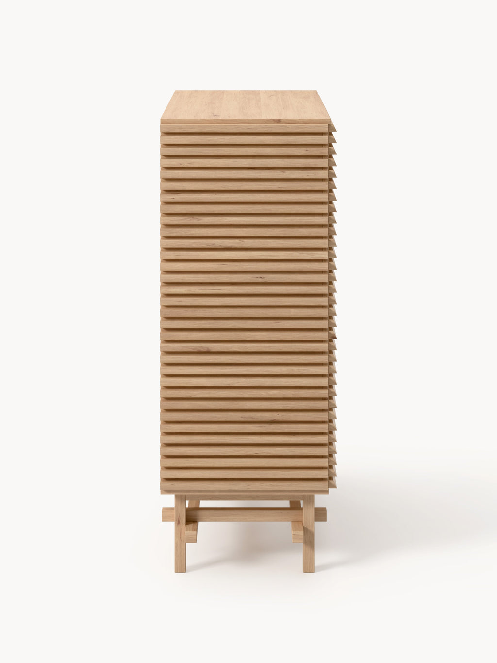 Highboard Pierce aus Eichenholz