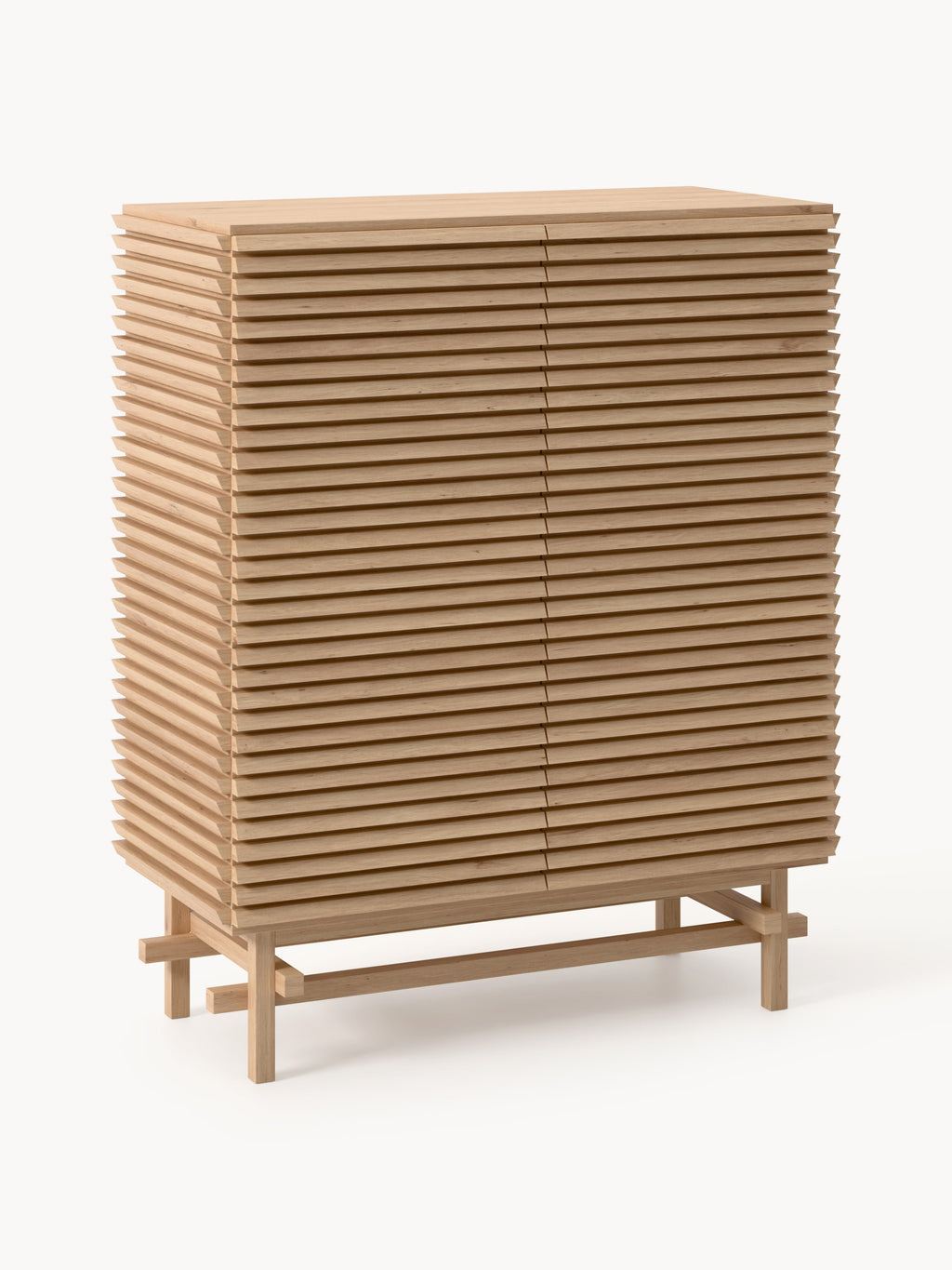 Galeriebild 1 - Highboard Pierce aus Eichenholz
