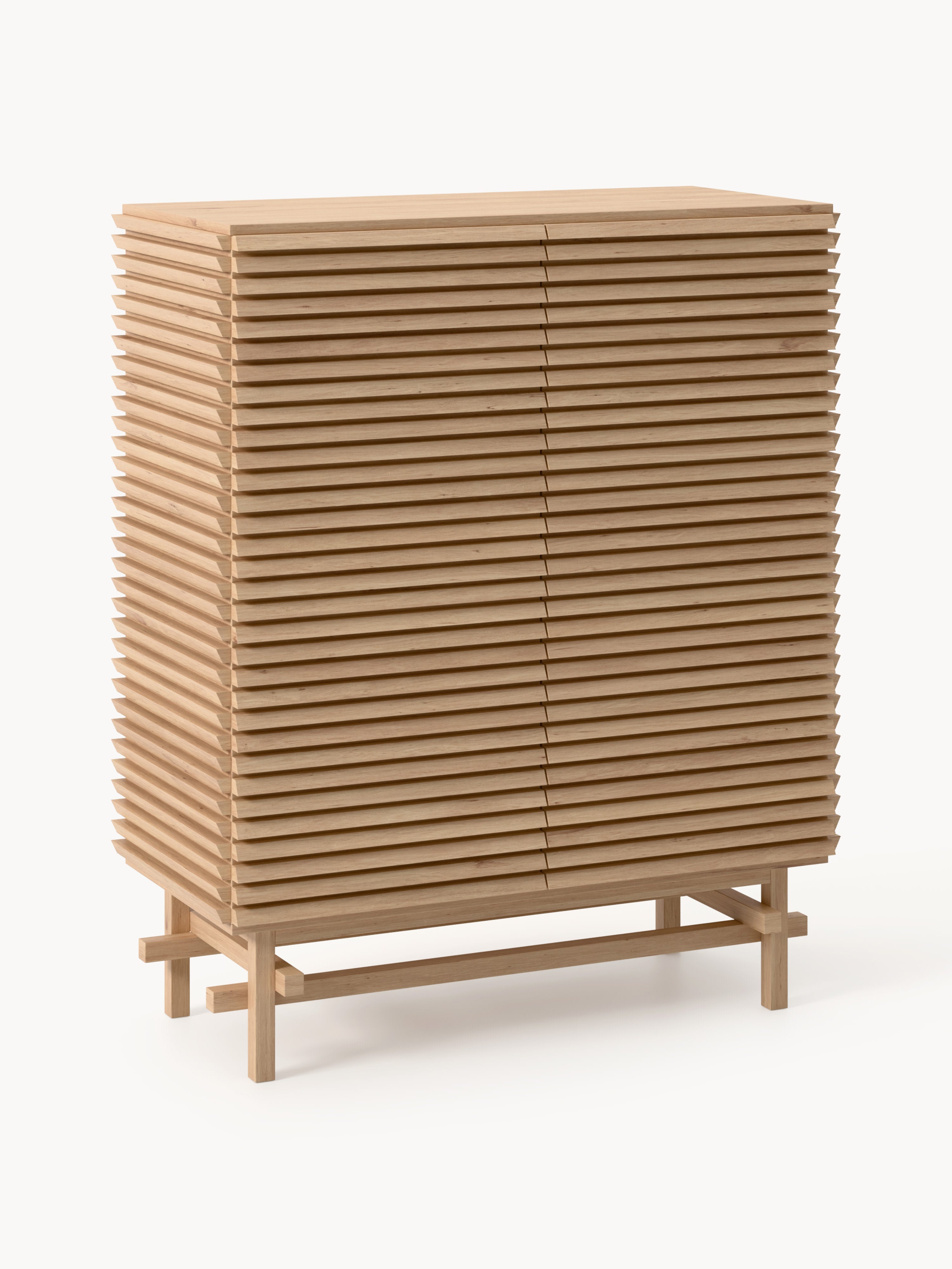 Galeriebild 1 - Highboard Pierce aus Eichenholz