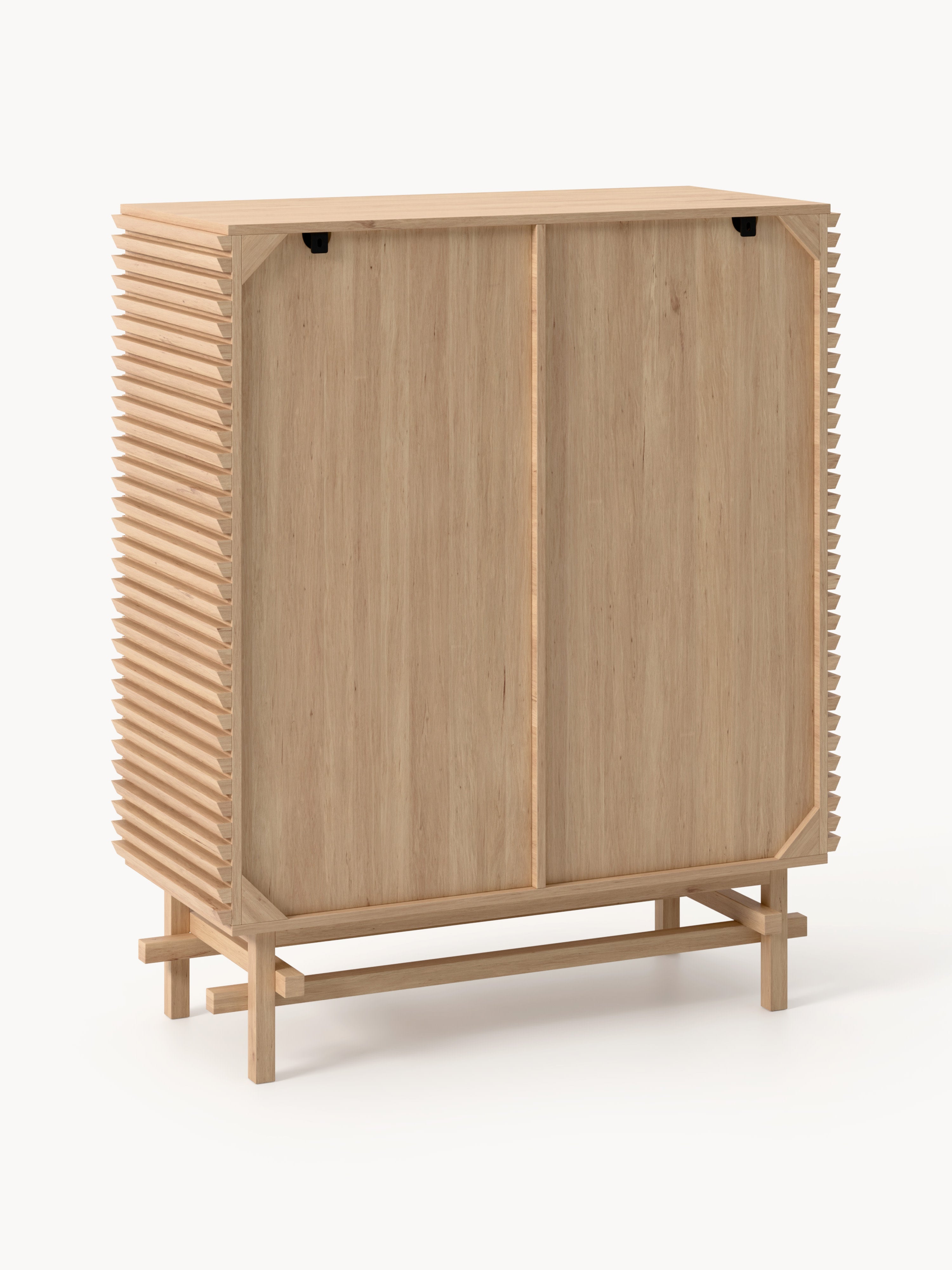 Highboard Pierce aus Eichenholz