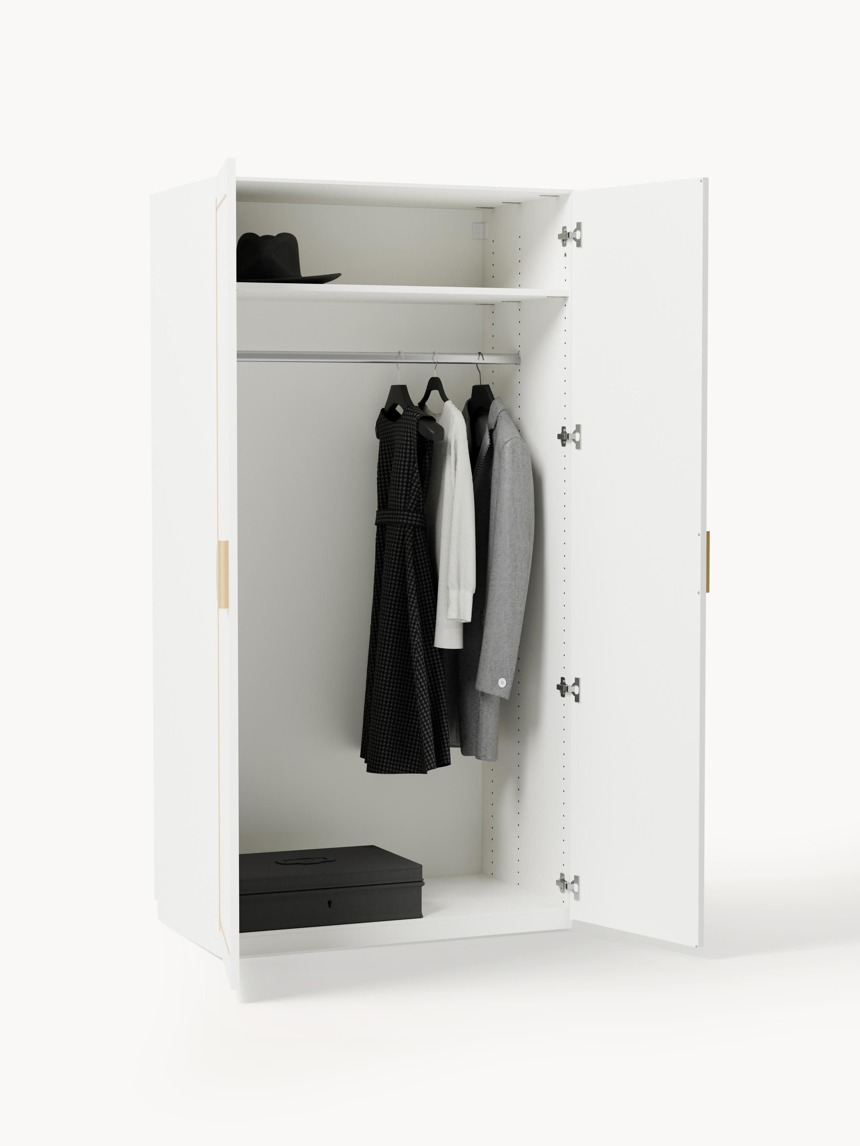 Modularer Drehtürenschrank Denise, 100 cm Breite, in verschiedenen Größen