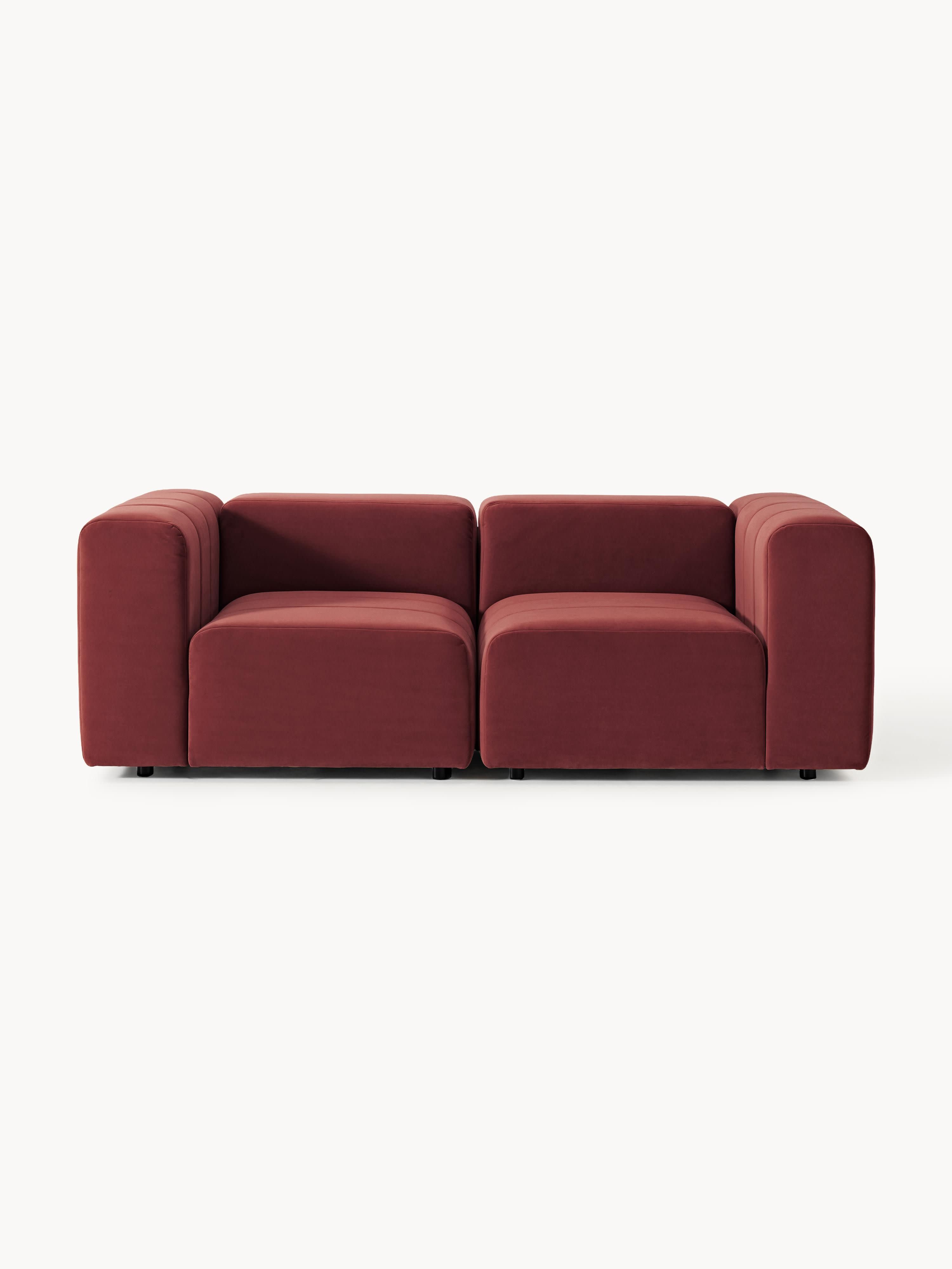 Galeriebild 1 - Modulares Samt-Sofa Lena (3-Sitzer)
