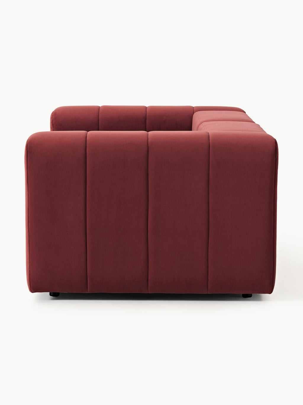 Modulares Samt-Sofa Lena (3-Sitzer)
