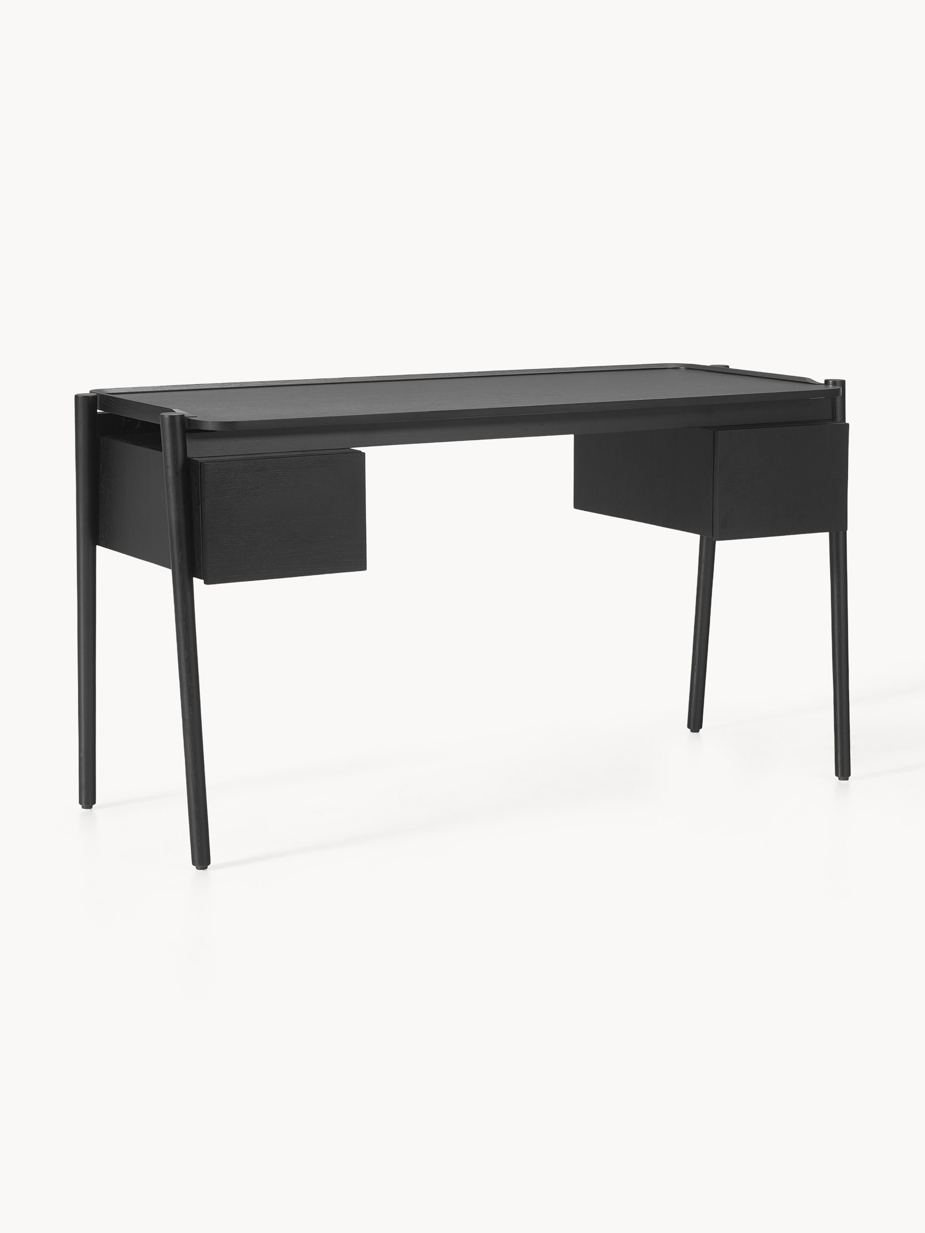 Galeriebild 1 - Holz-Schreibtisch Libby mit Schubladen
