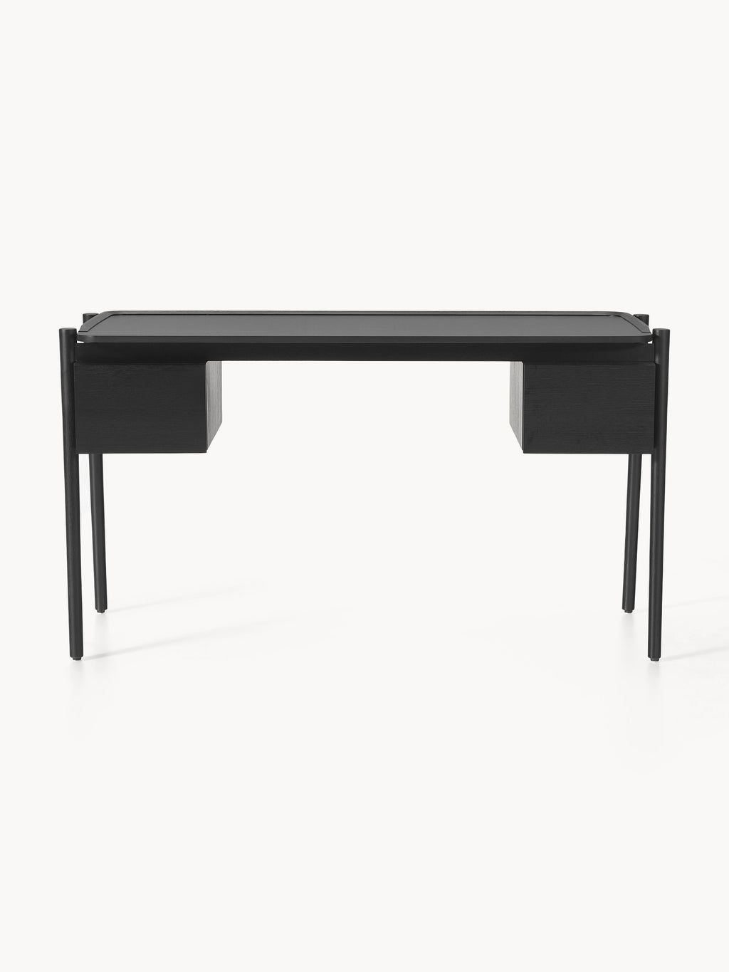Holz-Schreibtisch Libby mit Schubladen