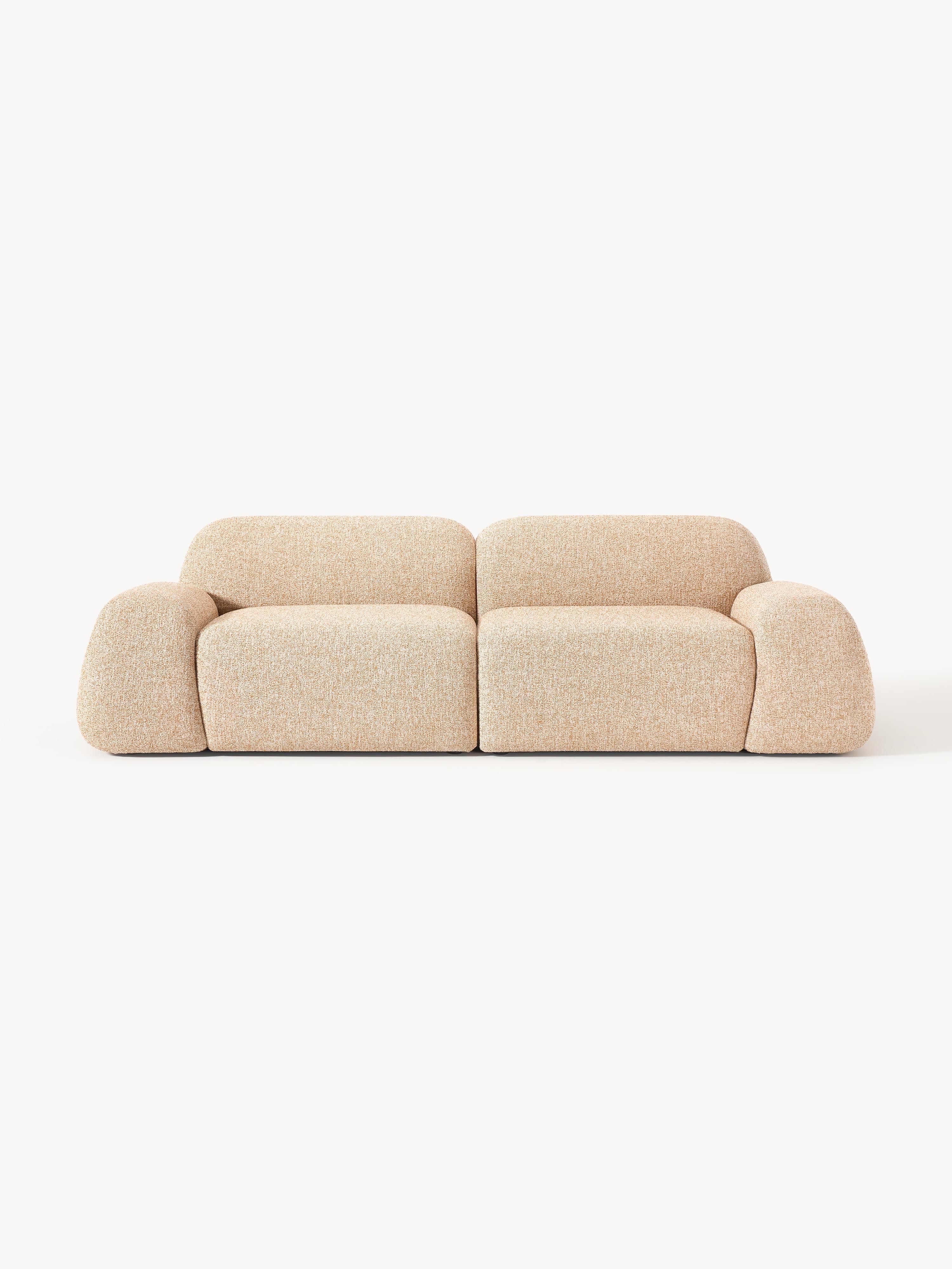 Galeriebild 1 - Modulares Bouclé-Sofa Wolke (3-Sitzer)