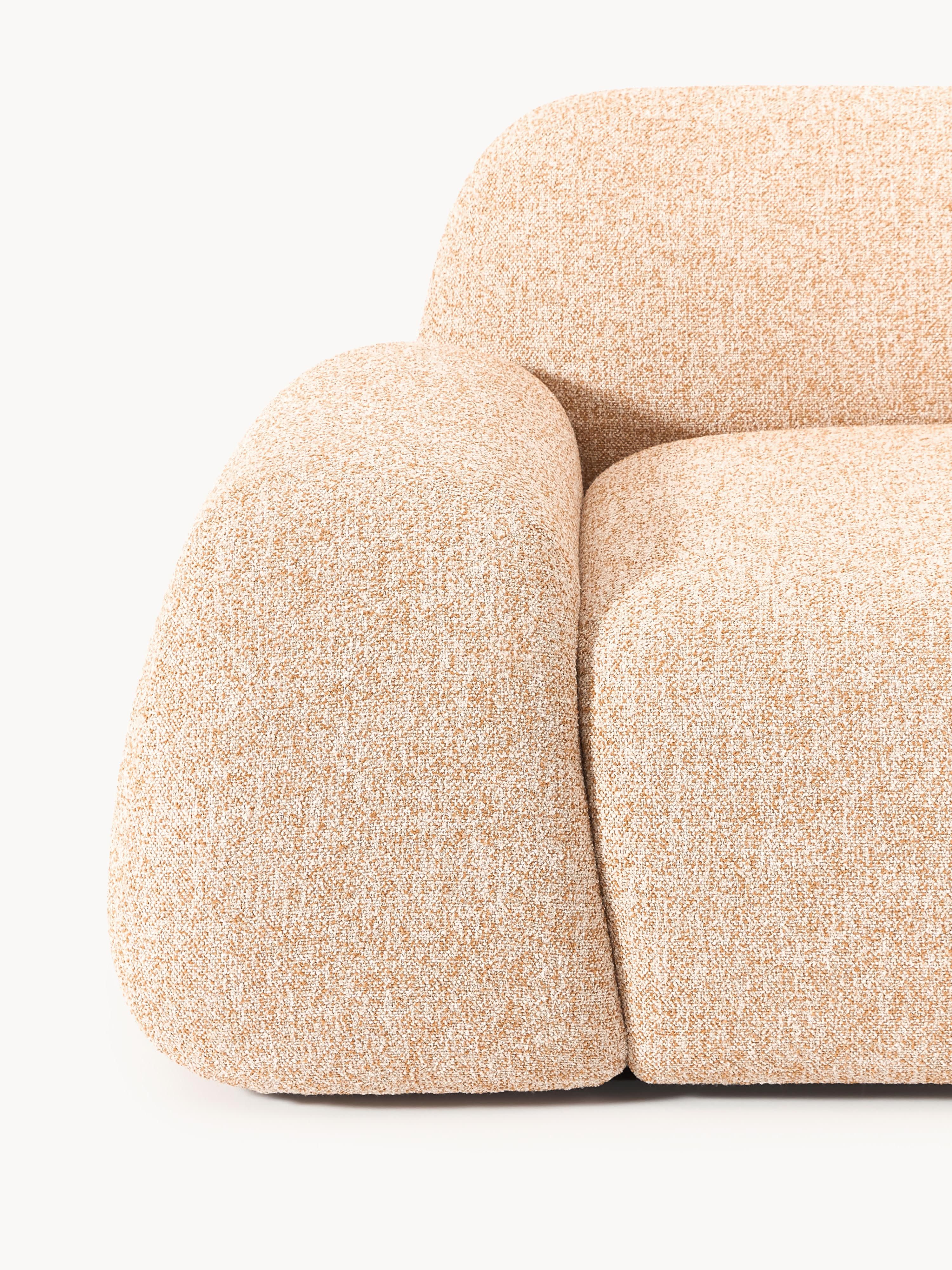 Modulares Bouclé-Sofa Wolke (3-Sitzer)
