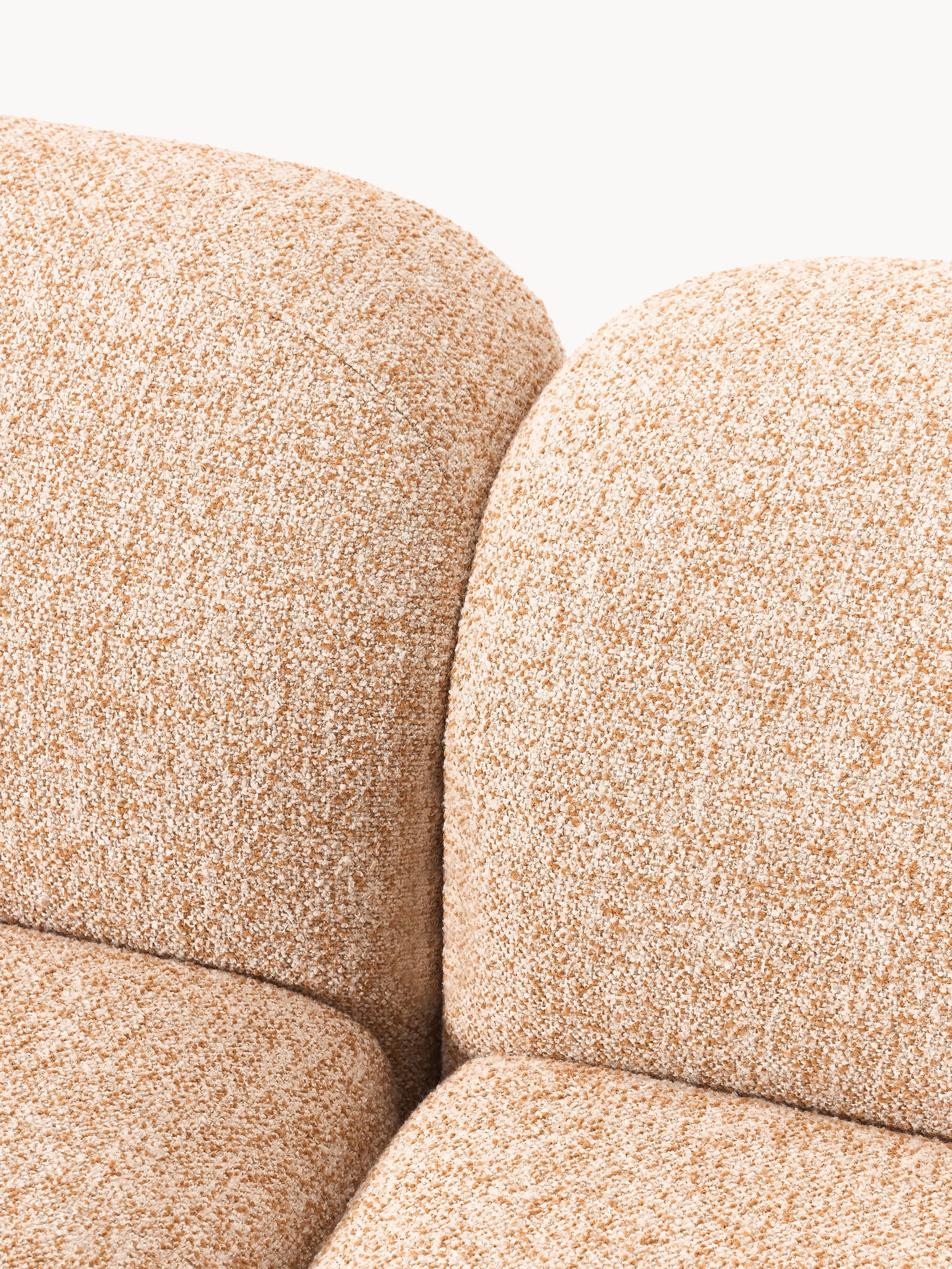 Modulares Bouclé-Sofa Wolke (3-Sitzer)
