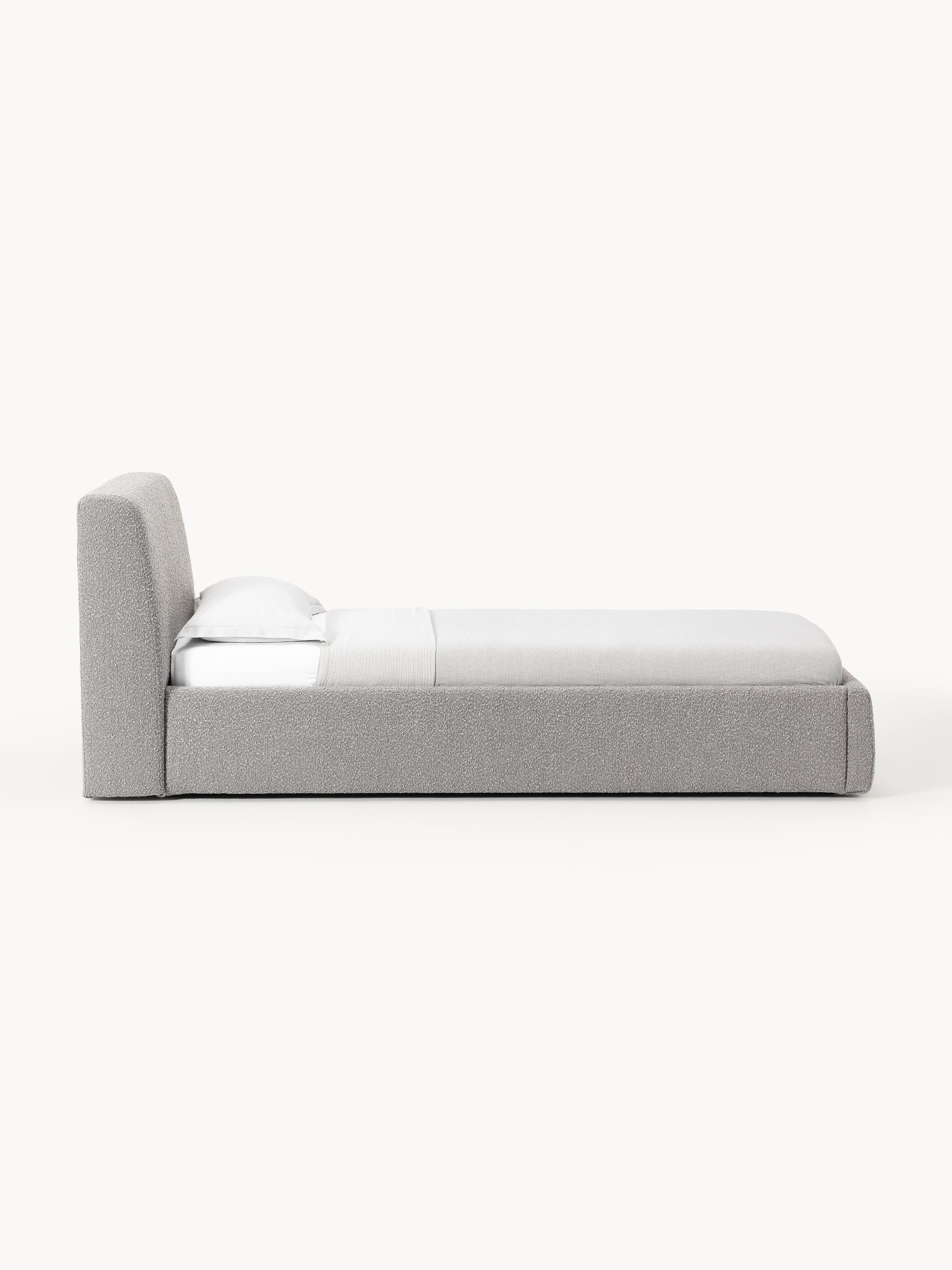 Bouclé-Einzelbett Cloud