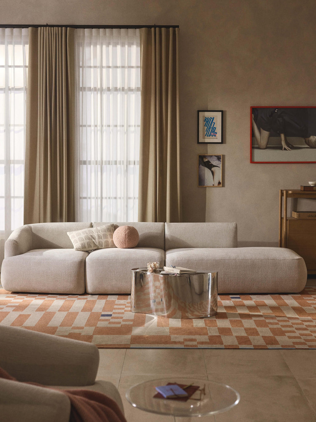 Modulare Chaise Sofia (2-Sitzer)