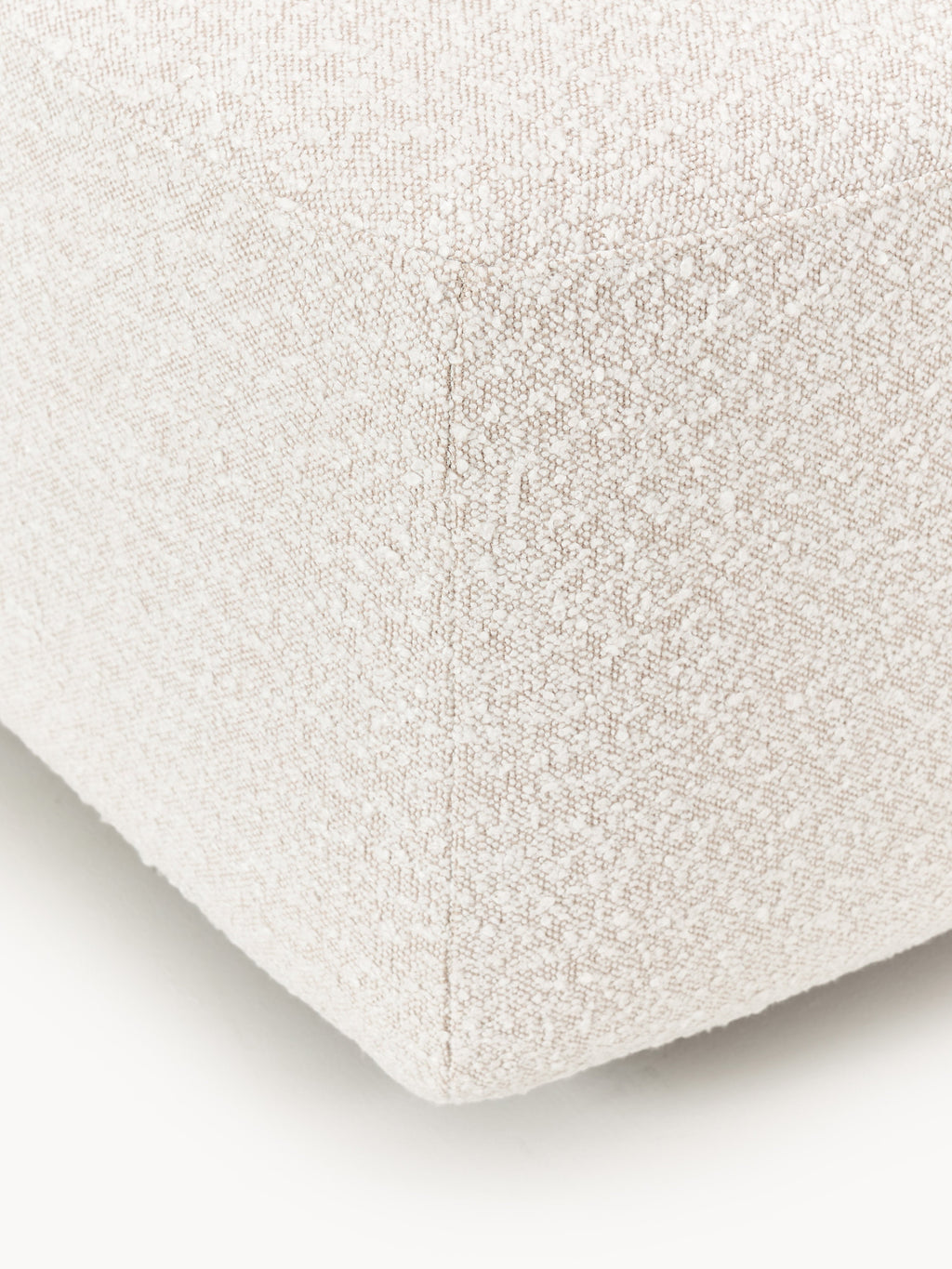 Bouclé-Sofa-Hocker Anton