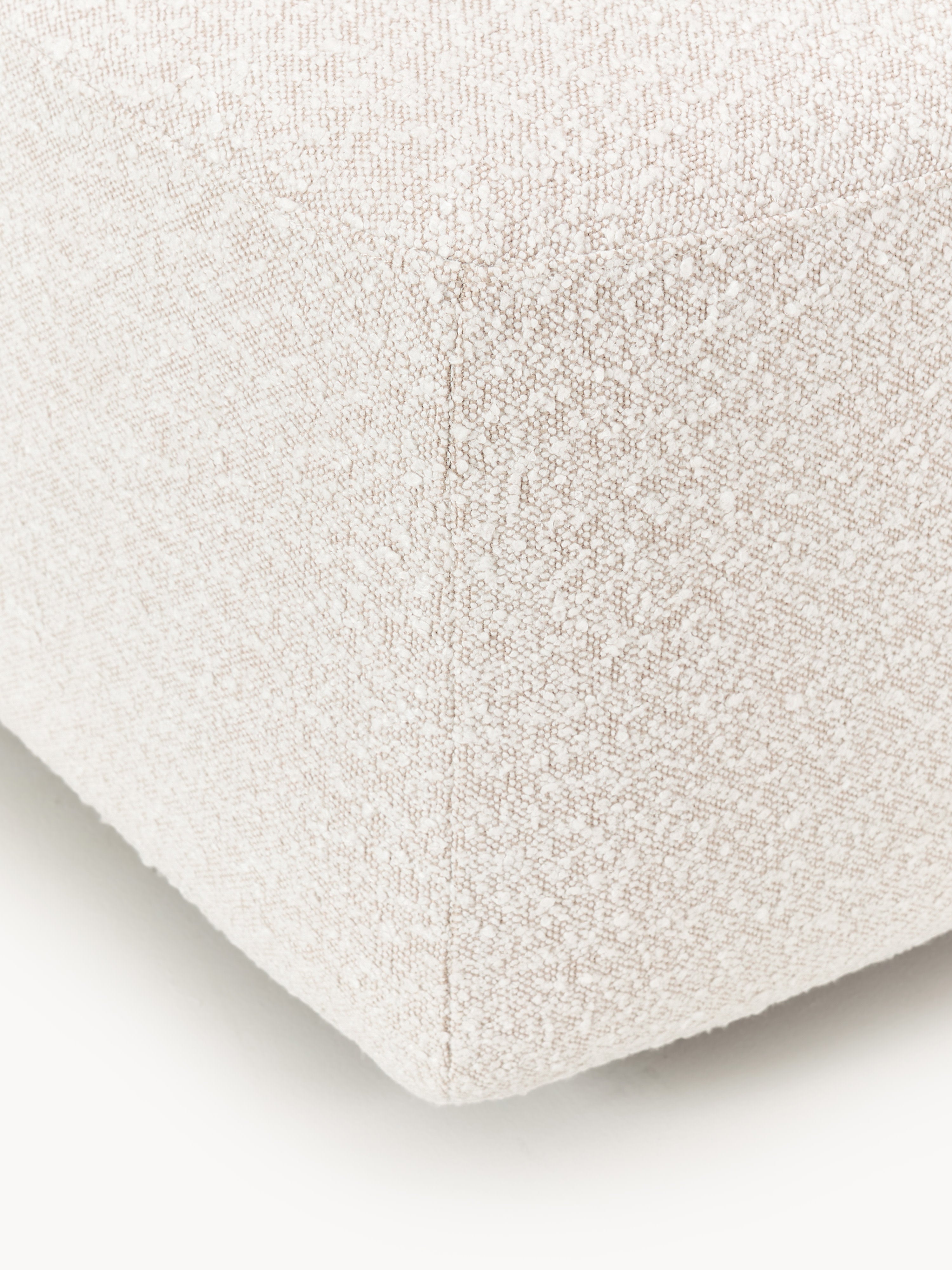 Bouclé-Sofa-Hocker Anton